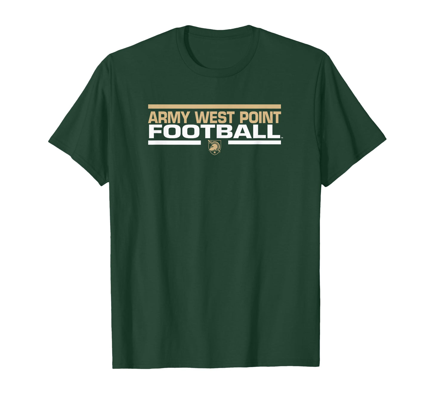 Army Black Knights Football Tackle Black Officially Licensed T-Shirt