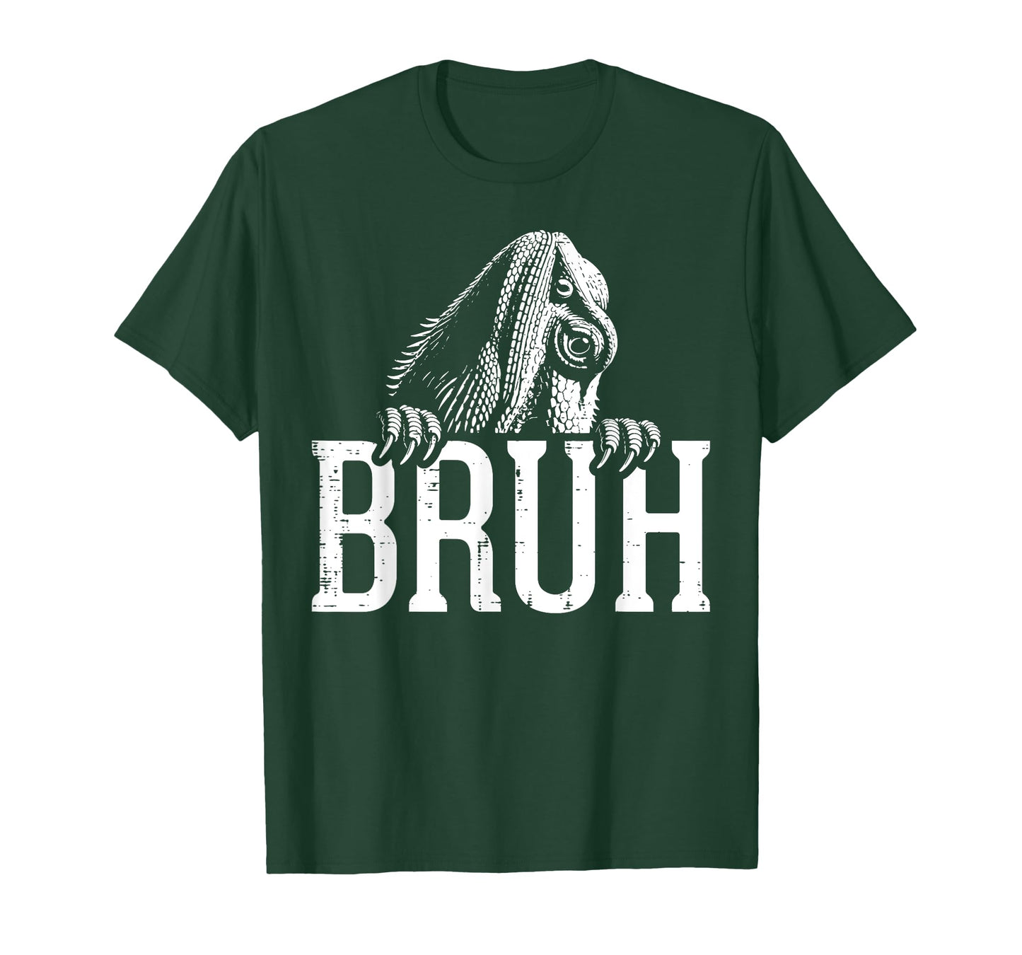 Bearded Dragon Bruh Funny Beardie Meme Reptile Women Men Kid T-Shirt