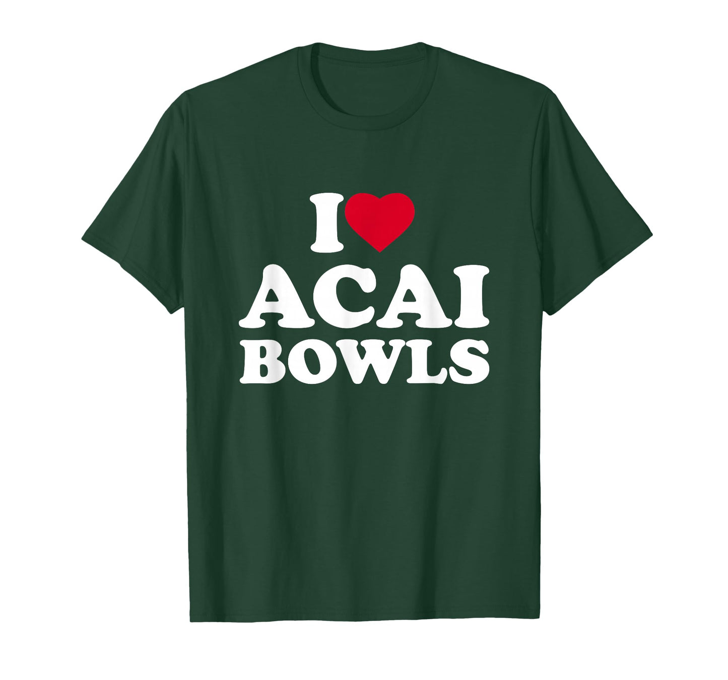 I Love Acai Bowls I Heart Acai Bowls Lover Berry T-Shirt