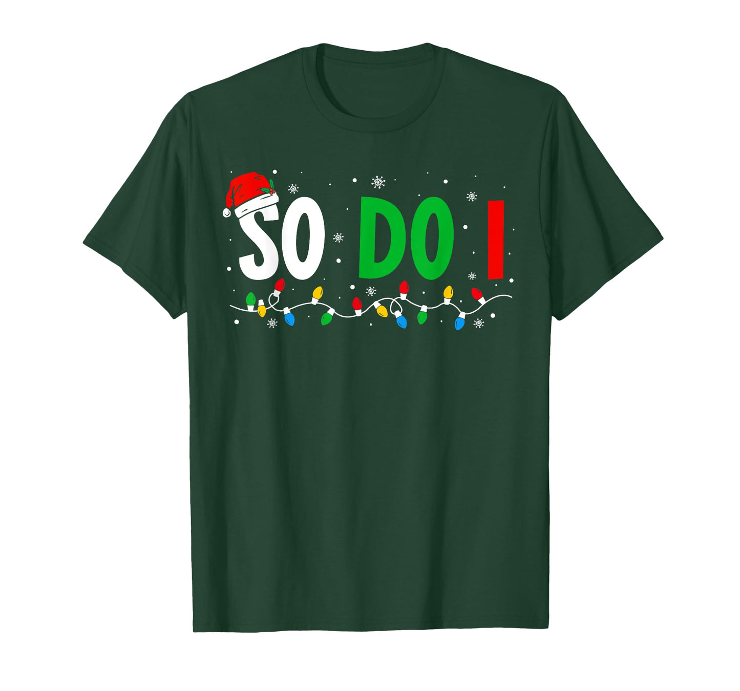 I Don't Do Matching Christmas Outfits So Do I Couples Family T-Shirt