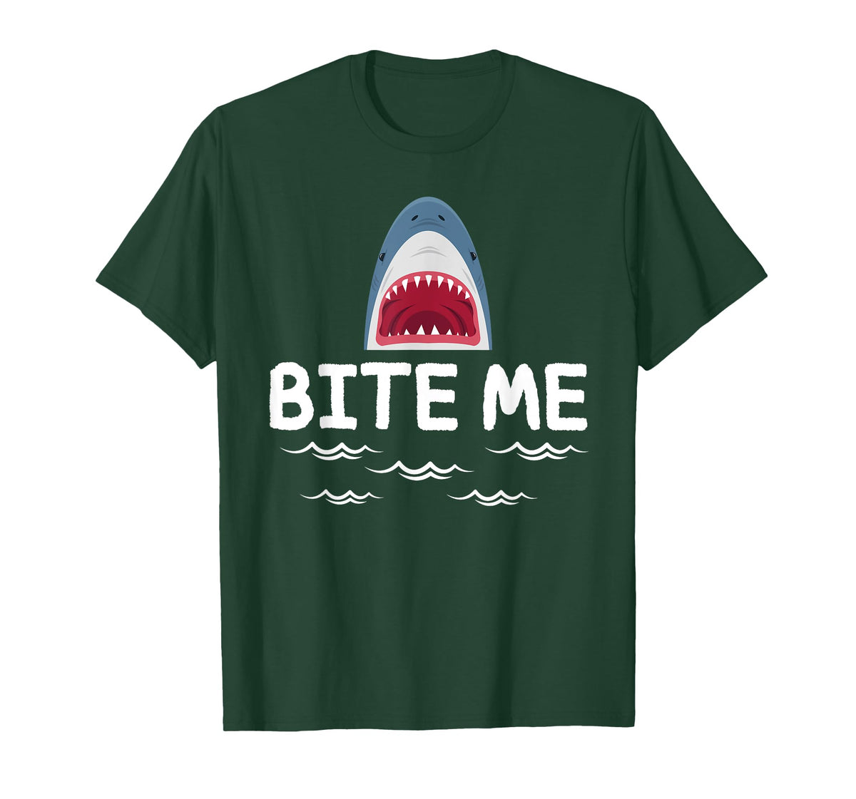 Bite Me Shark Lover Week Awareness Animal Ocean Summer T-Shirt