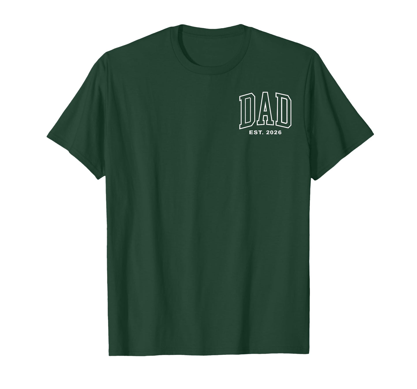 Dad Est 2026 Pregnancy Announcement for Dad Men Fathers Day T-Shirt