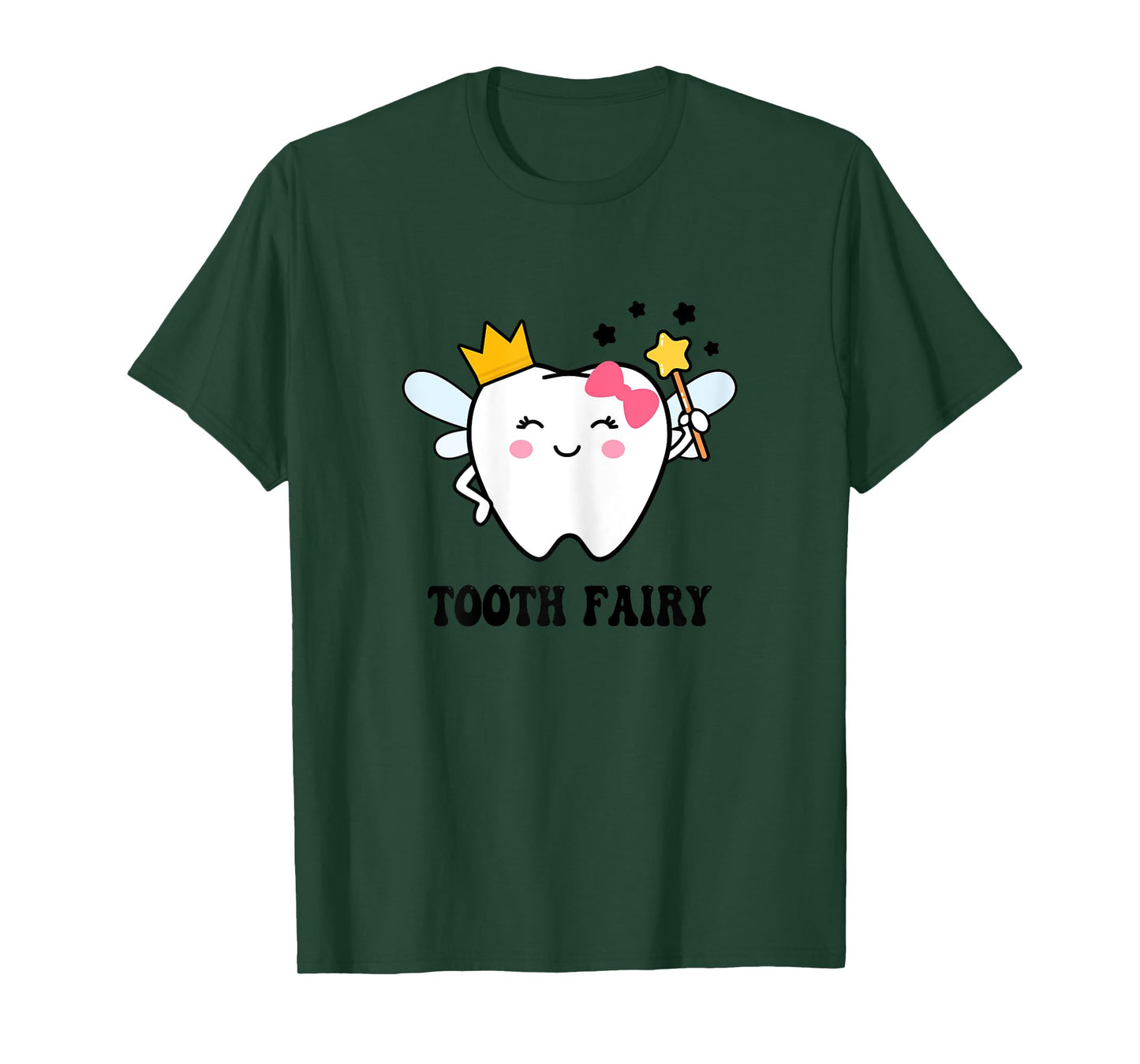 Cute Tooth Fairy Halloween Costume Women Kids Girls Xmas T-Shirt
