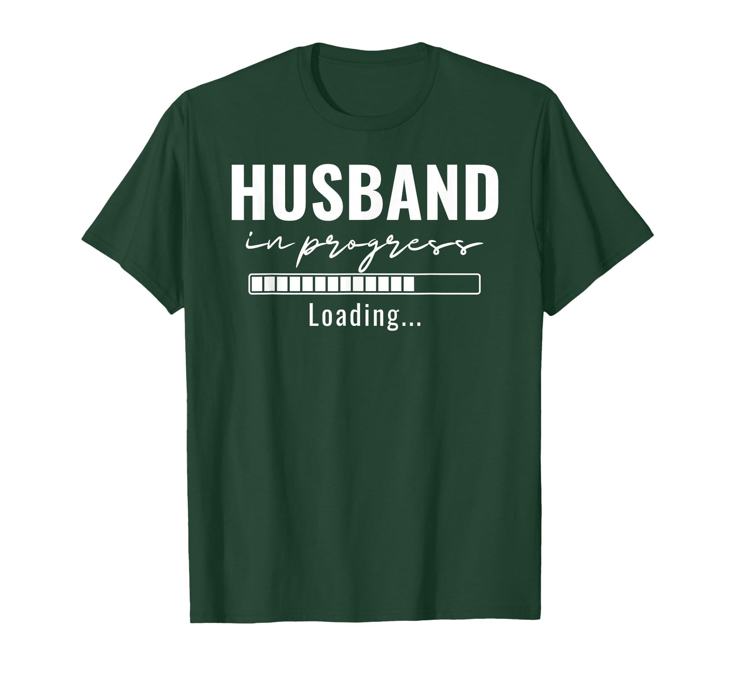 Husband In Progress Engaged Engagement Announcement Married T-Shirt