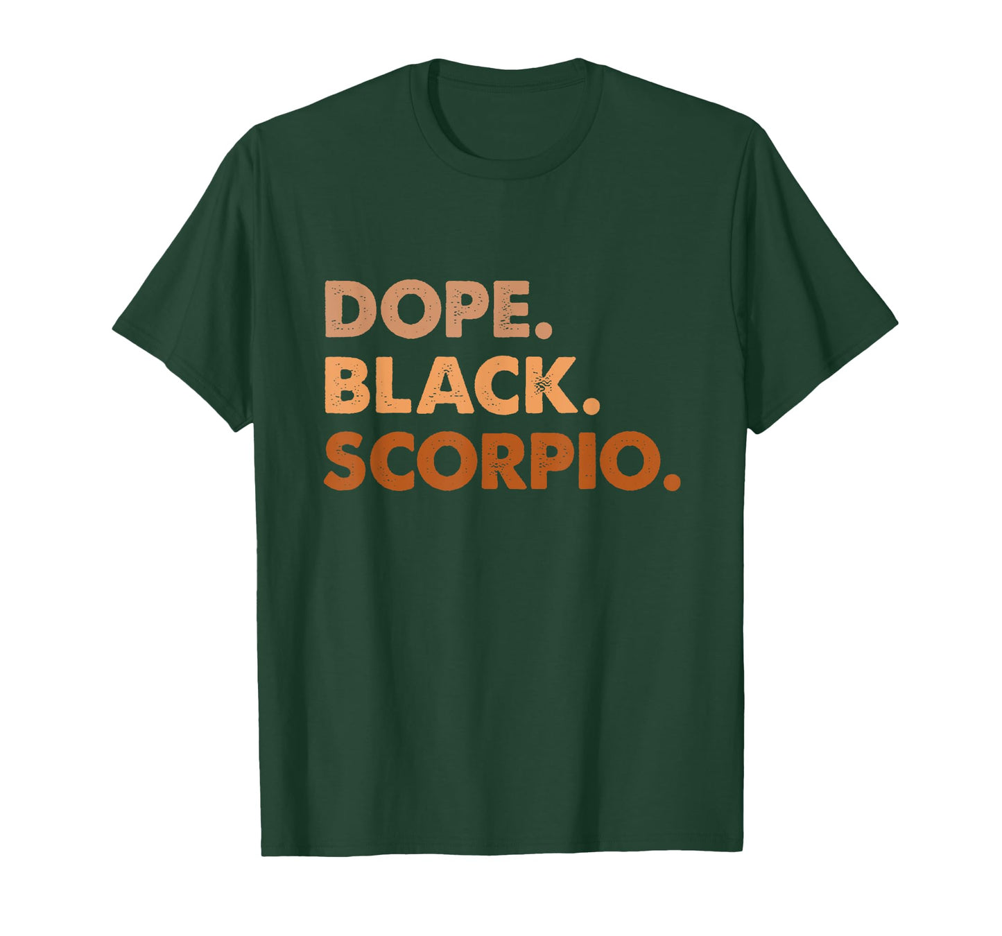 Dope Black Scorpio Melanin African Zodiac Scorpio Shirt T-Shirt