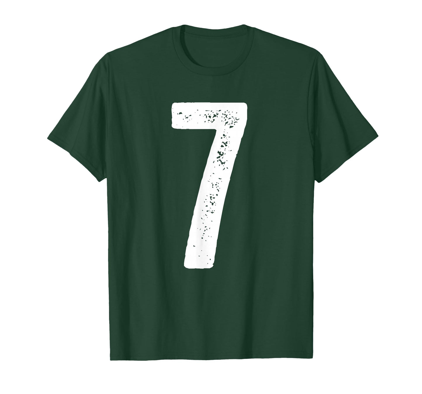 7th Birthday 7 Years Uniform Sports Team Jersey Number 7 T-Shirt