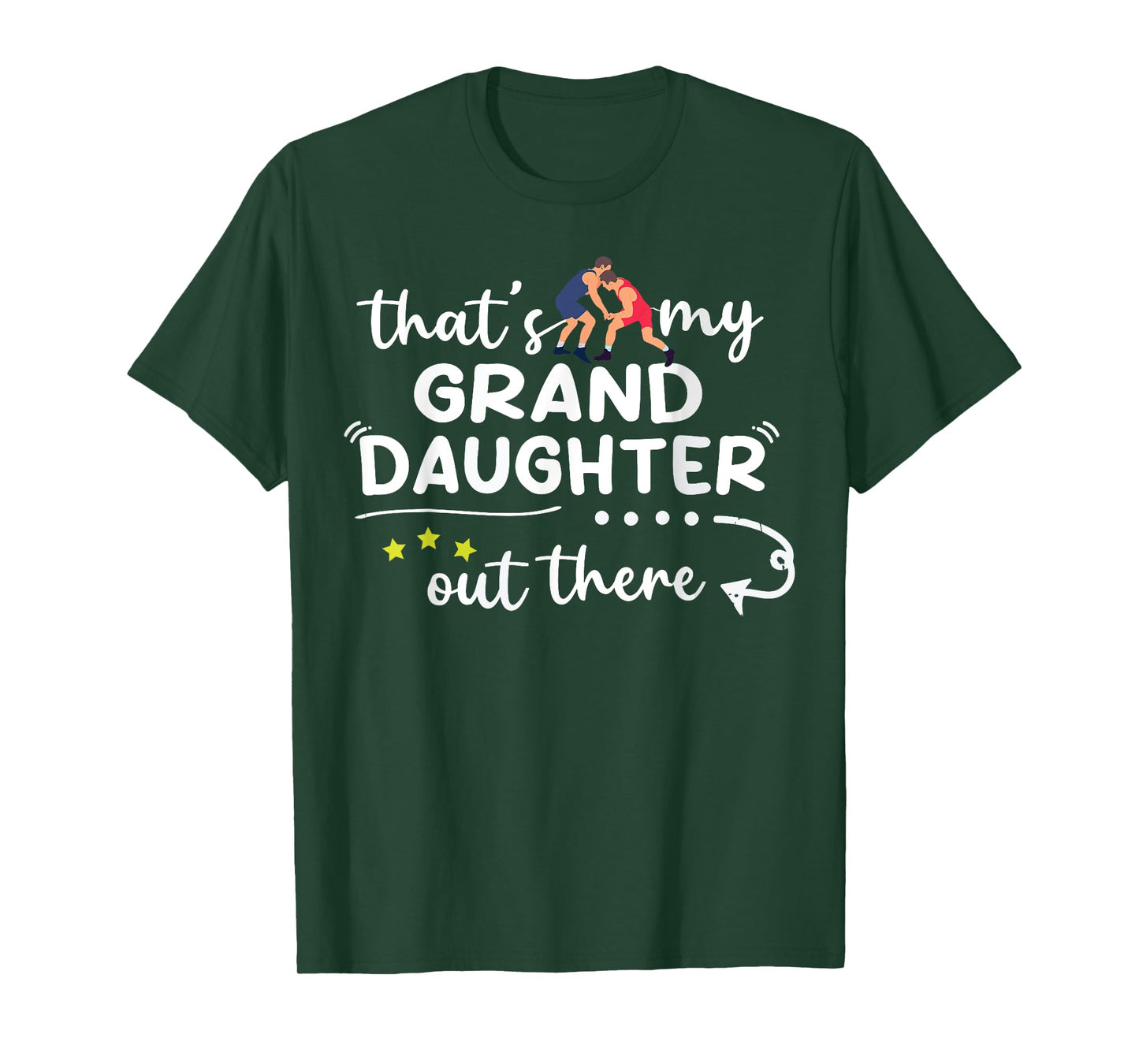 That's My Granddaughter Out There Wrestling Fan Lover Sports T-Shirt