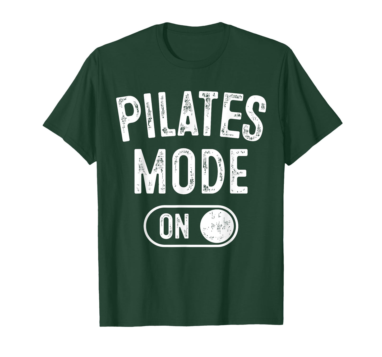 Pilates Mode On Funny Instructor Gift Yoga Fitness Lover T-Shirt
