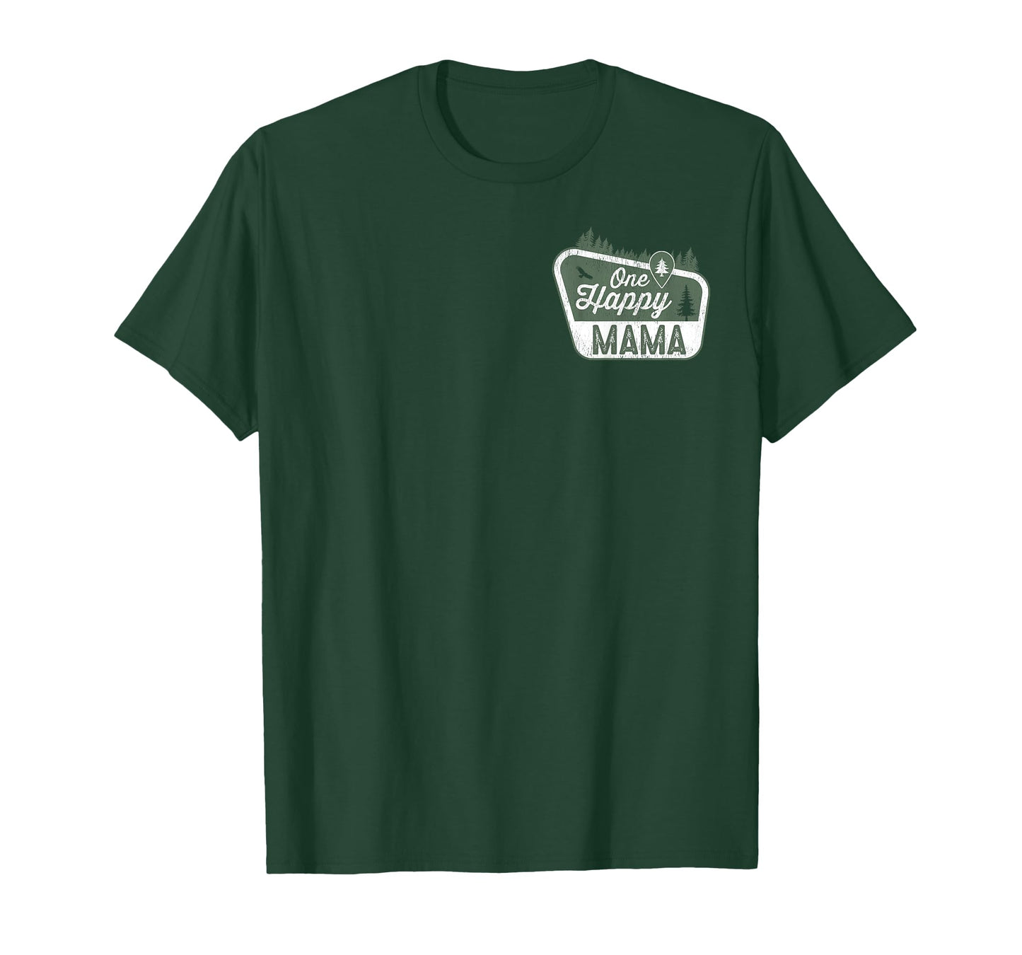 One Happy Mama Camper First Birthday Boy Girl Camping Family T-Shirt