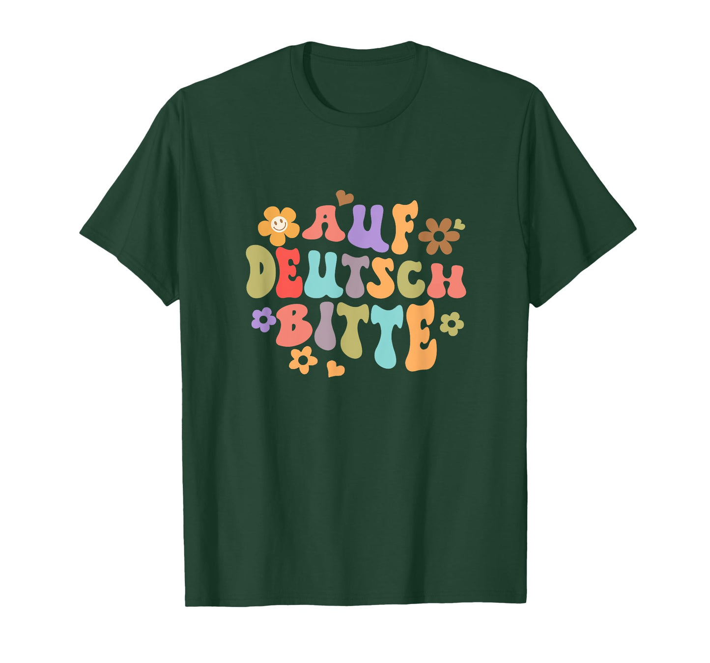 Auf Deutsch Bitte Funny German Teacher Teaching Germany T-Shirt