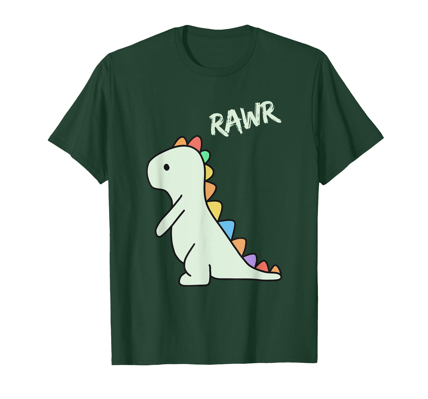 Cute Dino Rawr Dinosaur Roaring Funny Kid Dino Cartoon T-Shirt