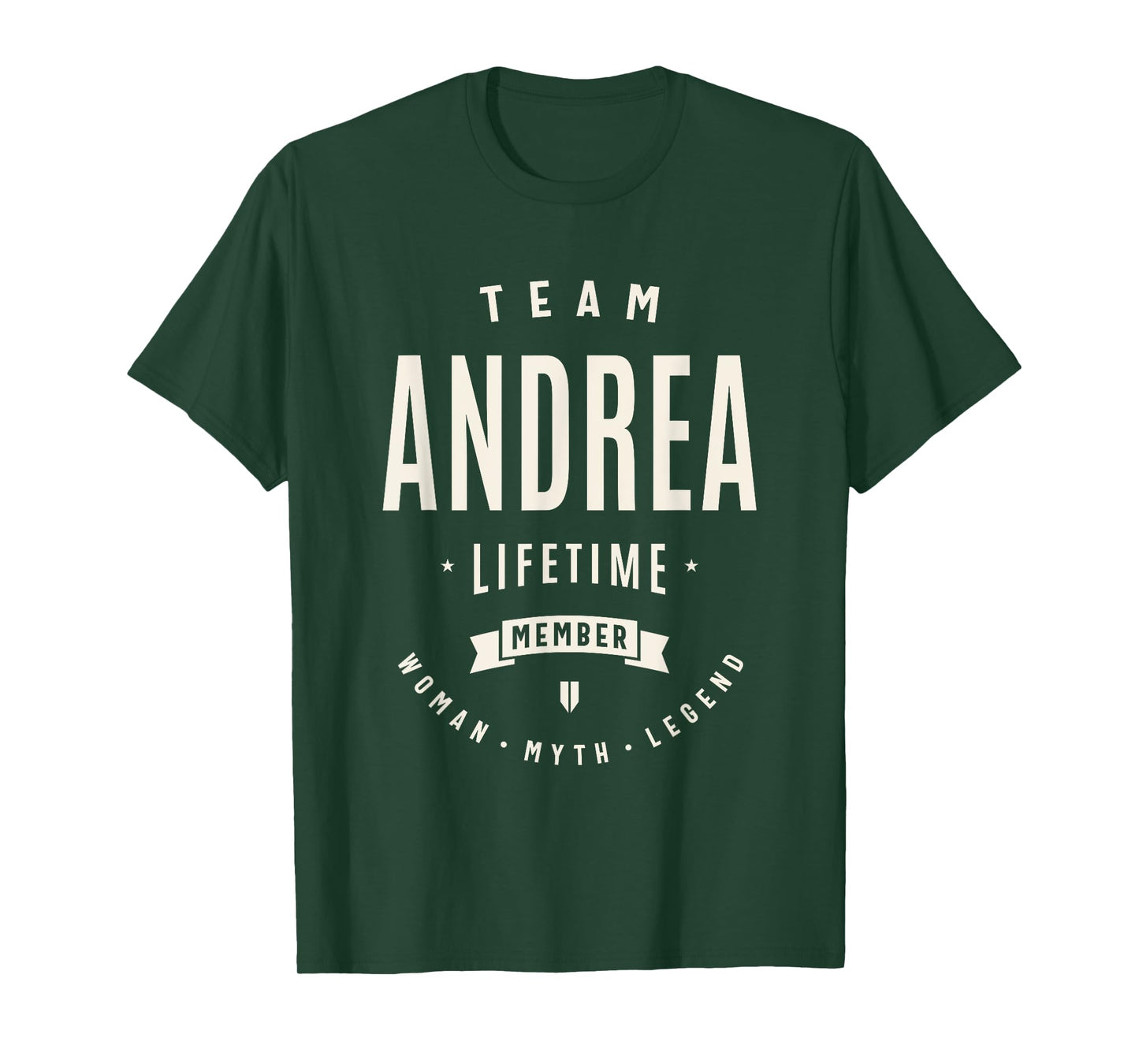 Team Andrea Lifetime Member Funny Name Andrea T-Shirt