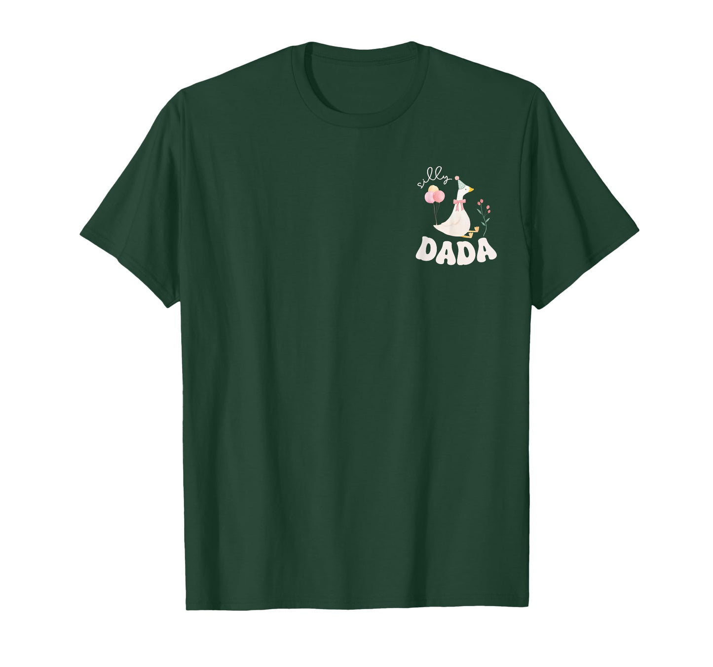 Silly Dada Silly Goose Dad Birthday Family Matching Party T-Shirt