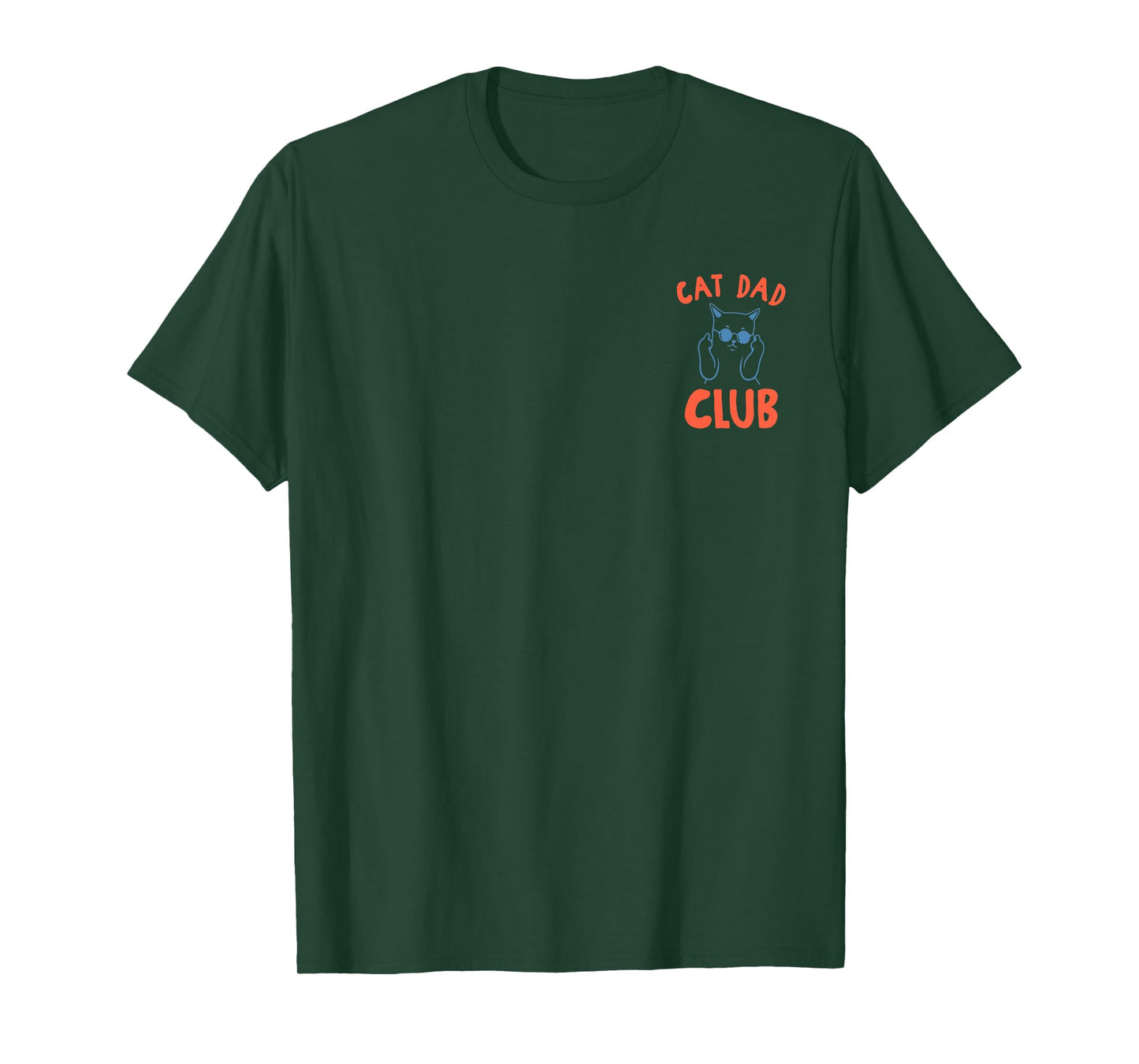 Funny Cat Dad Club Life is Better with Cats Retro Cat Dad T-Shirt