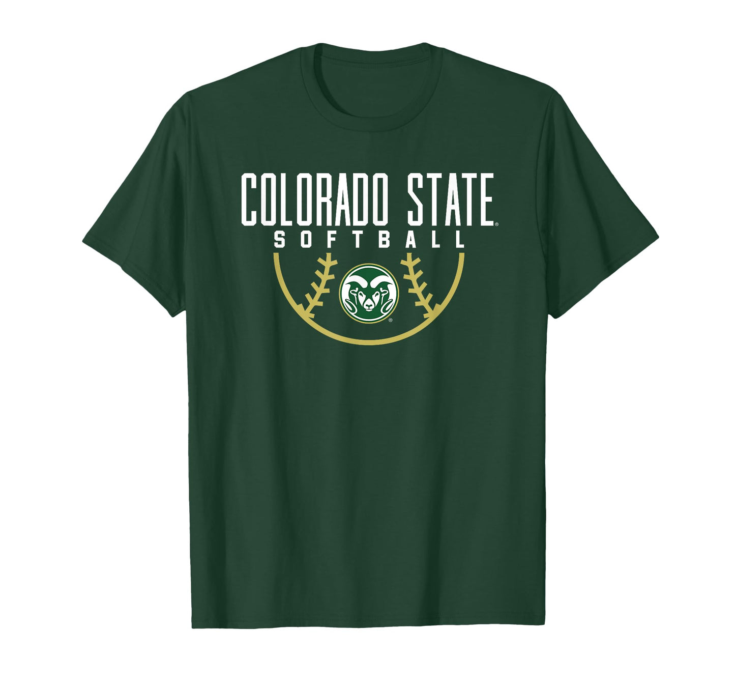 Colorado State University Rams Softball Arch T-Shirt