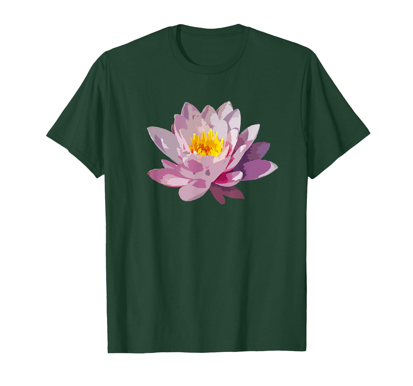 Flower Water Lily Pink Gardener Feminine Yoga Lotus Gift T-Shirt
