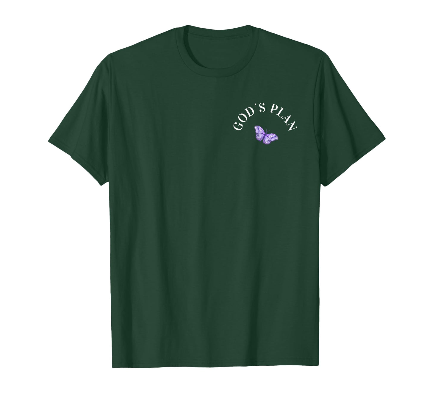 Your Plan and God's Plan Isaiah Bible Verse Faith 2 Sides T-Shirt