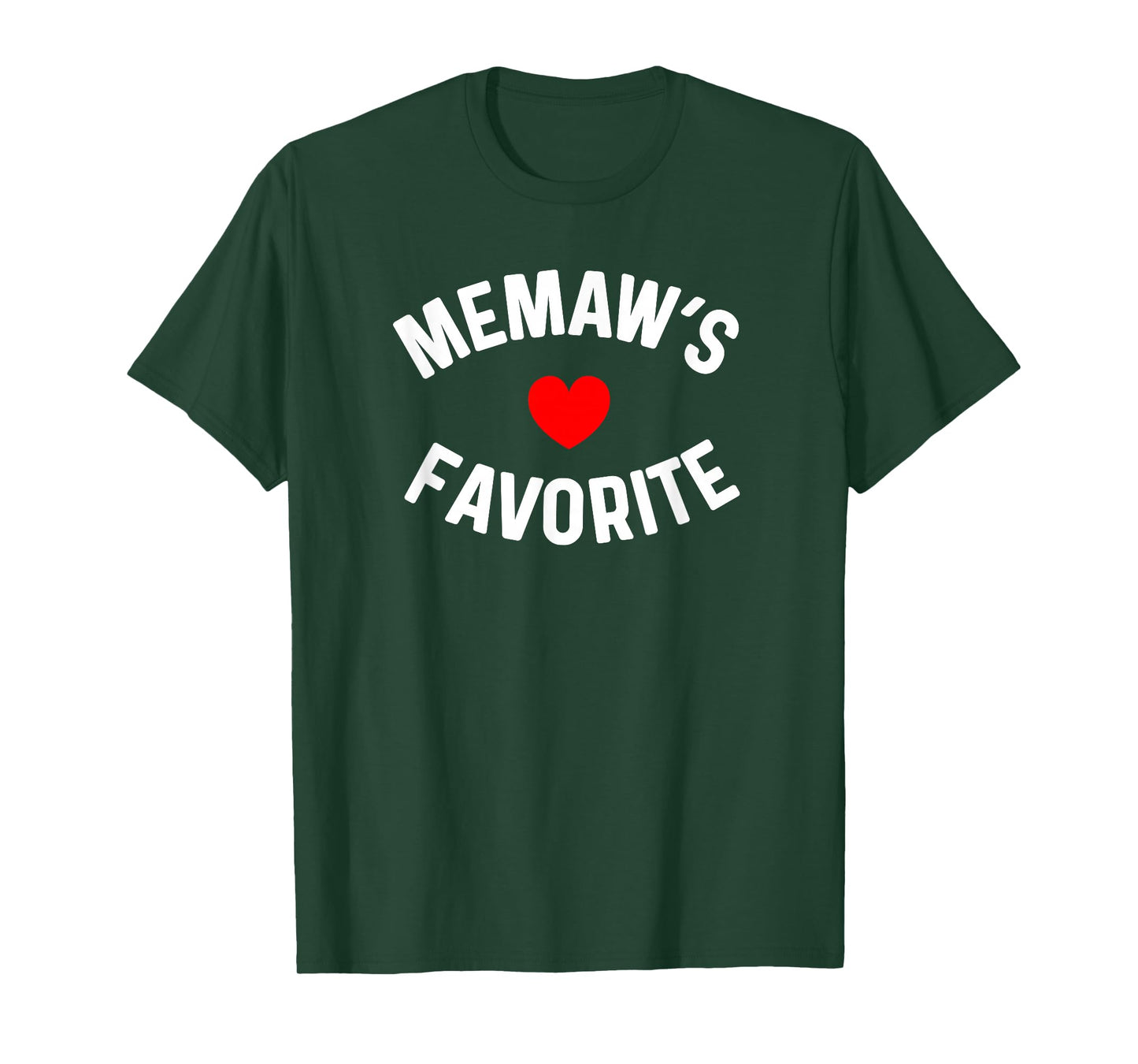 I'm Memaw's Favorite Grandchild Grandson Granddaughter T-Shirt