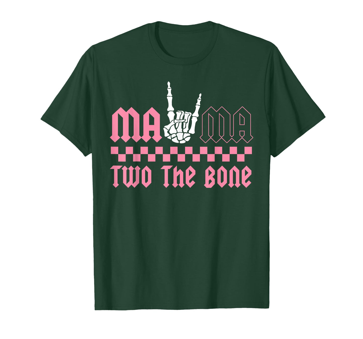 Mama of The Bad Two The Bone Birthday 2 Years Old Birthday T-Shirt