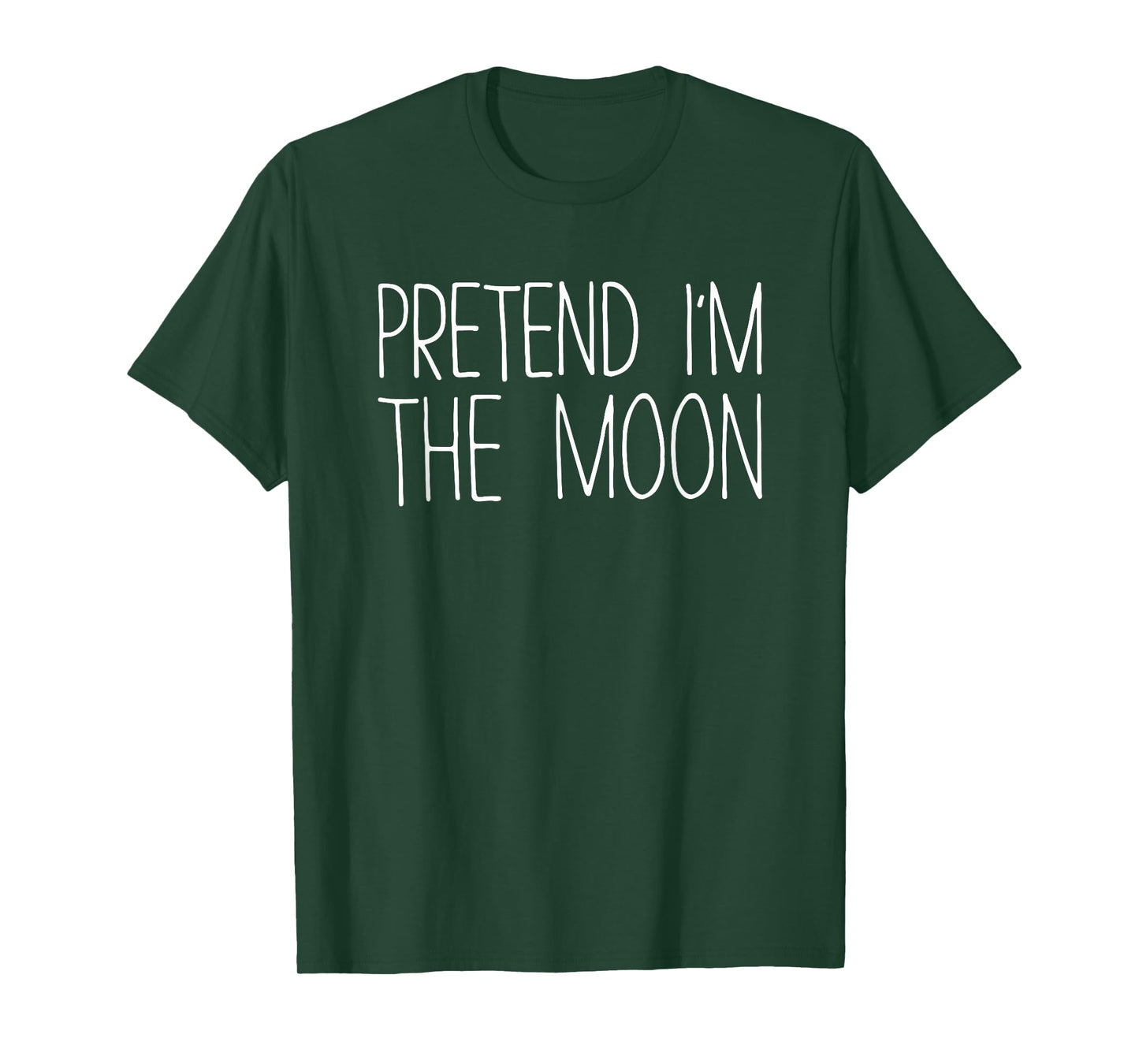 Pretend I'm The Moon Shirt Adult Kids Men Women Costume T-Shirt