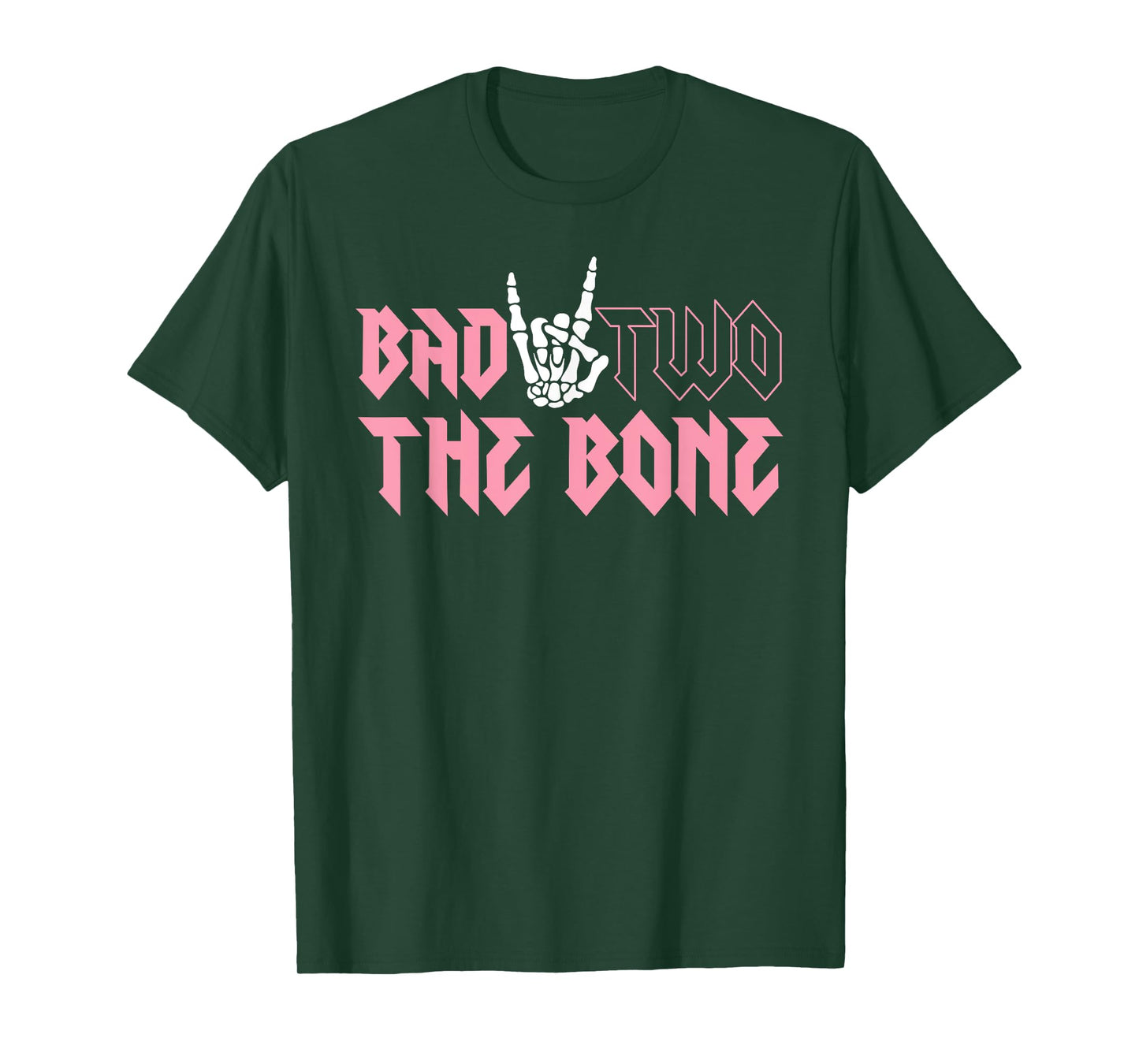 Bad Two The Bone Party Decorations Boy Girl 2nd Birthday T-Shirt