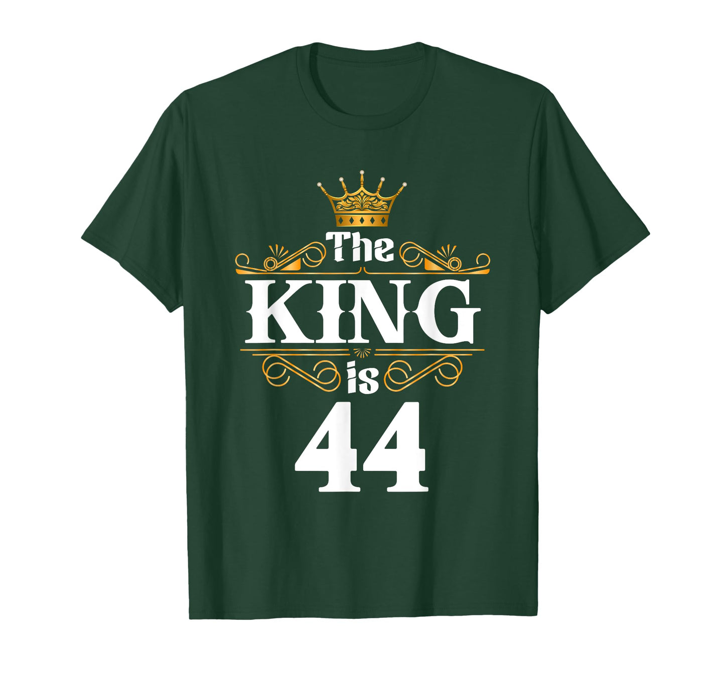 The King Is 44 Year Old Birthday 44th BDay 44 Birthday Gifts T-Shirt