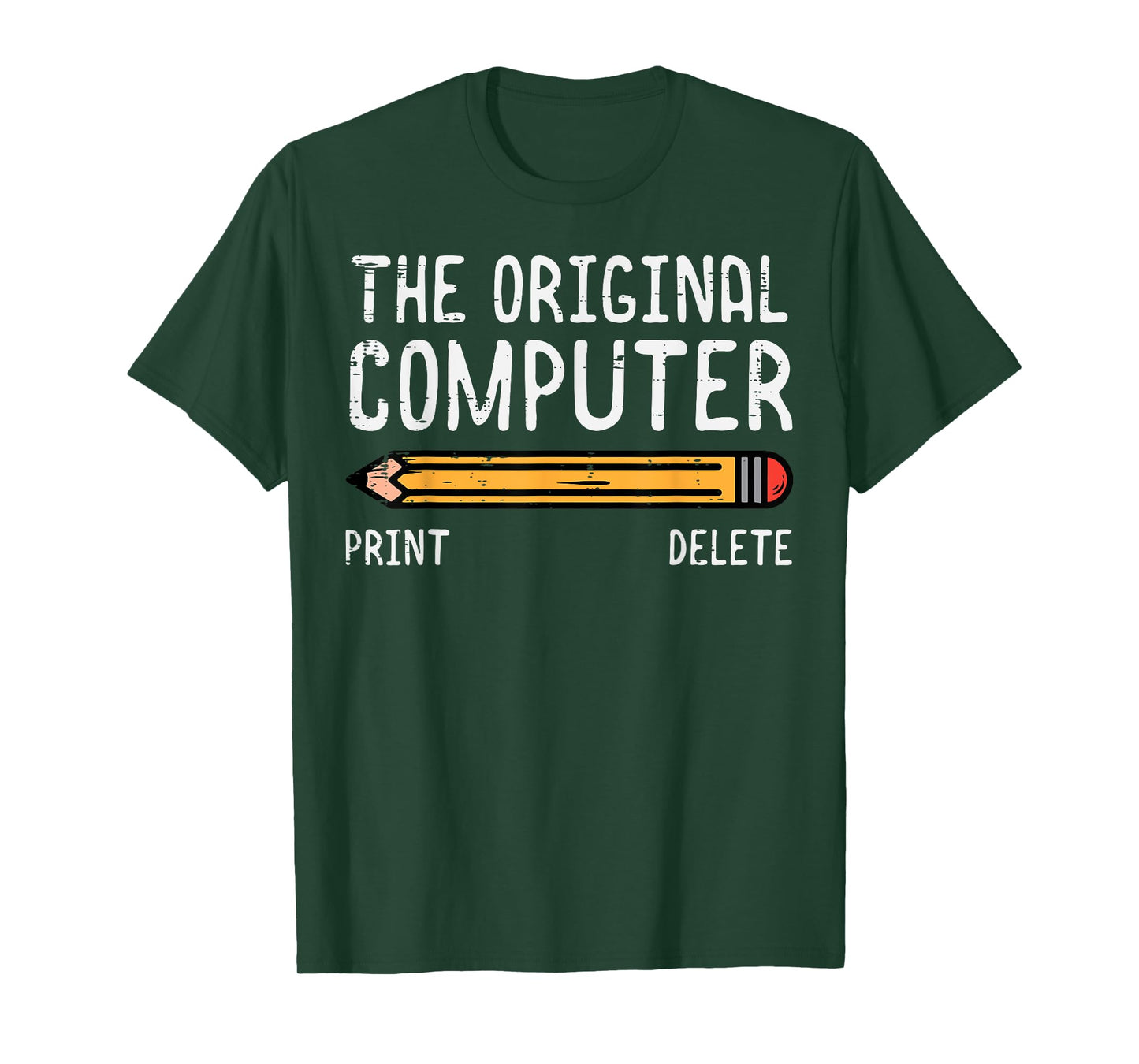 Original Computer Pencil Coder Funny Tech Support Men Women T-Shirt