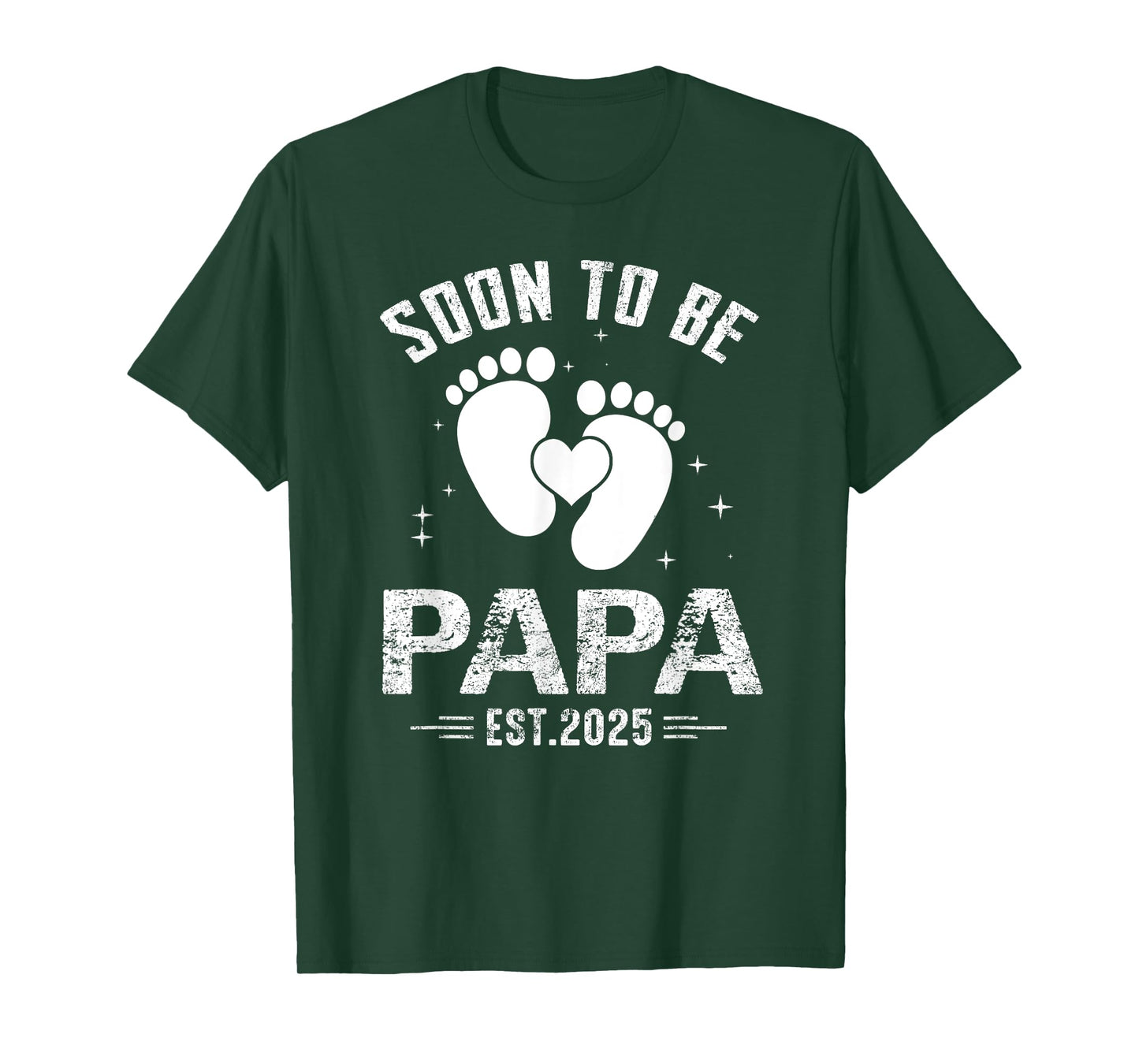 Mens Soon To Be Papa Est. 2025 New Papa again 2025 T-Shirt