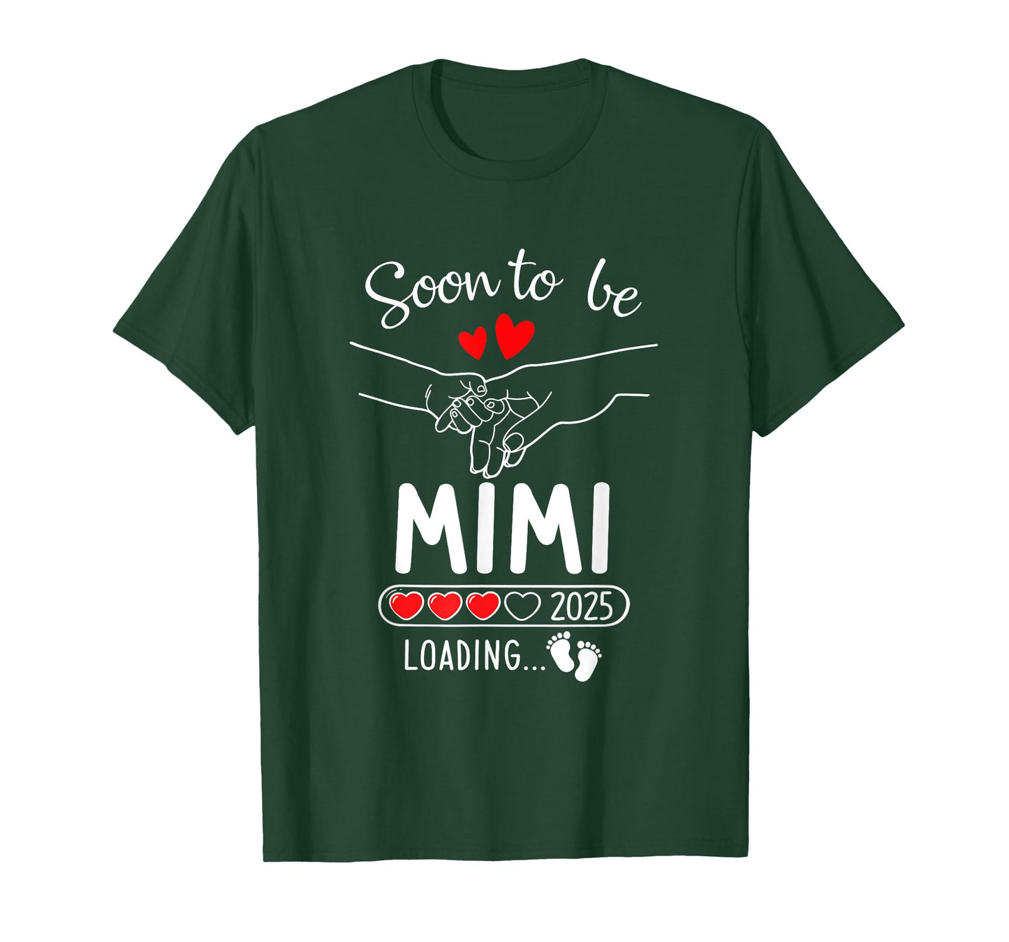 Soon To Be Mimi 2025 Loading Pregnancy Announcement Mimi T-Shirt