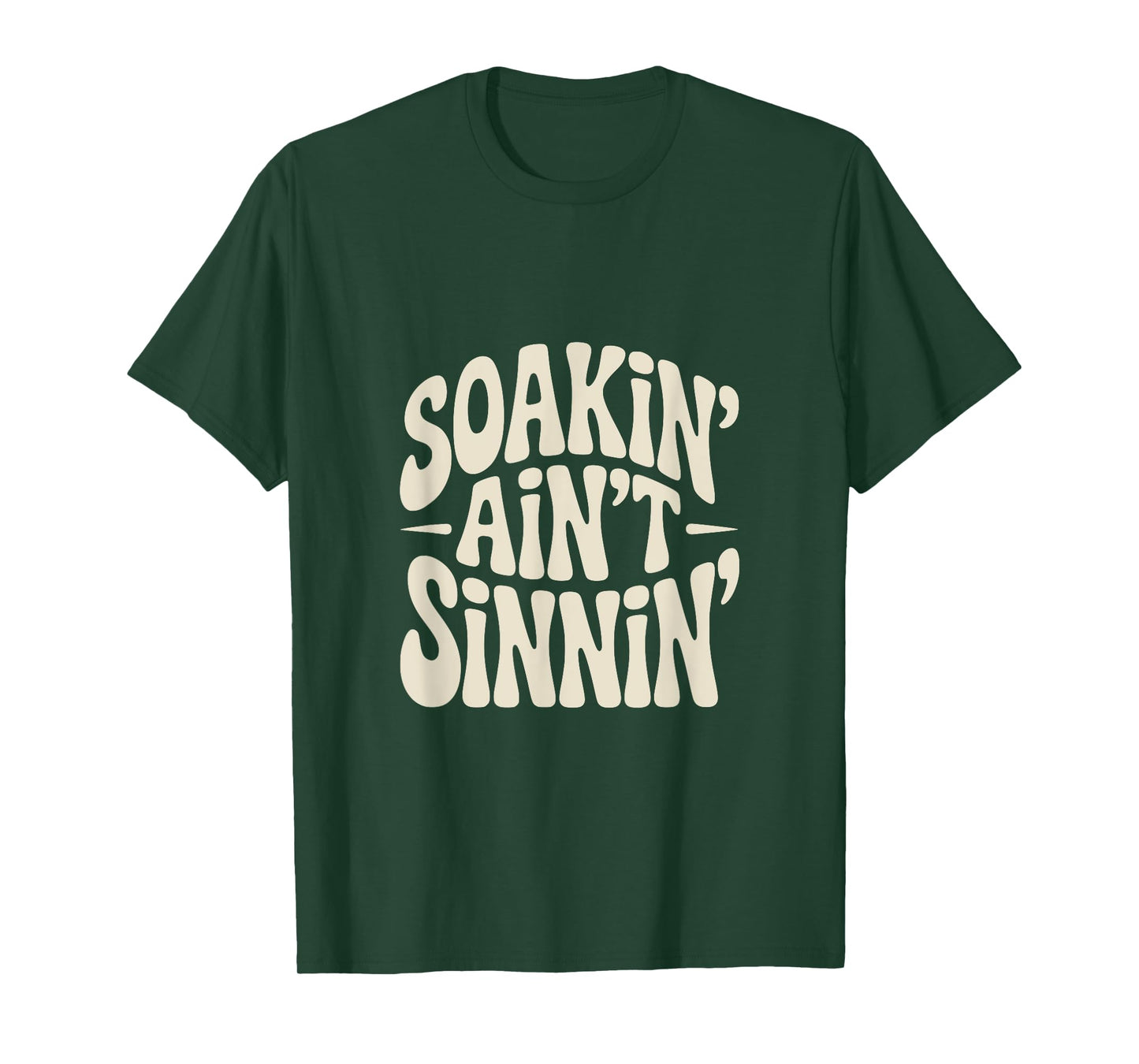 Soaking Ain't Sinning Funny Mormon T-Shirt