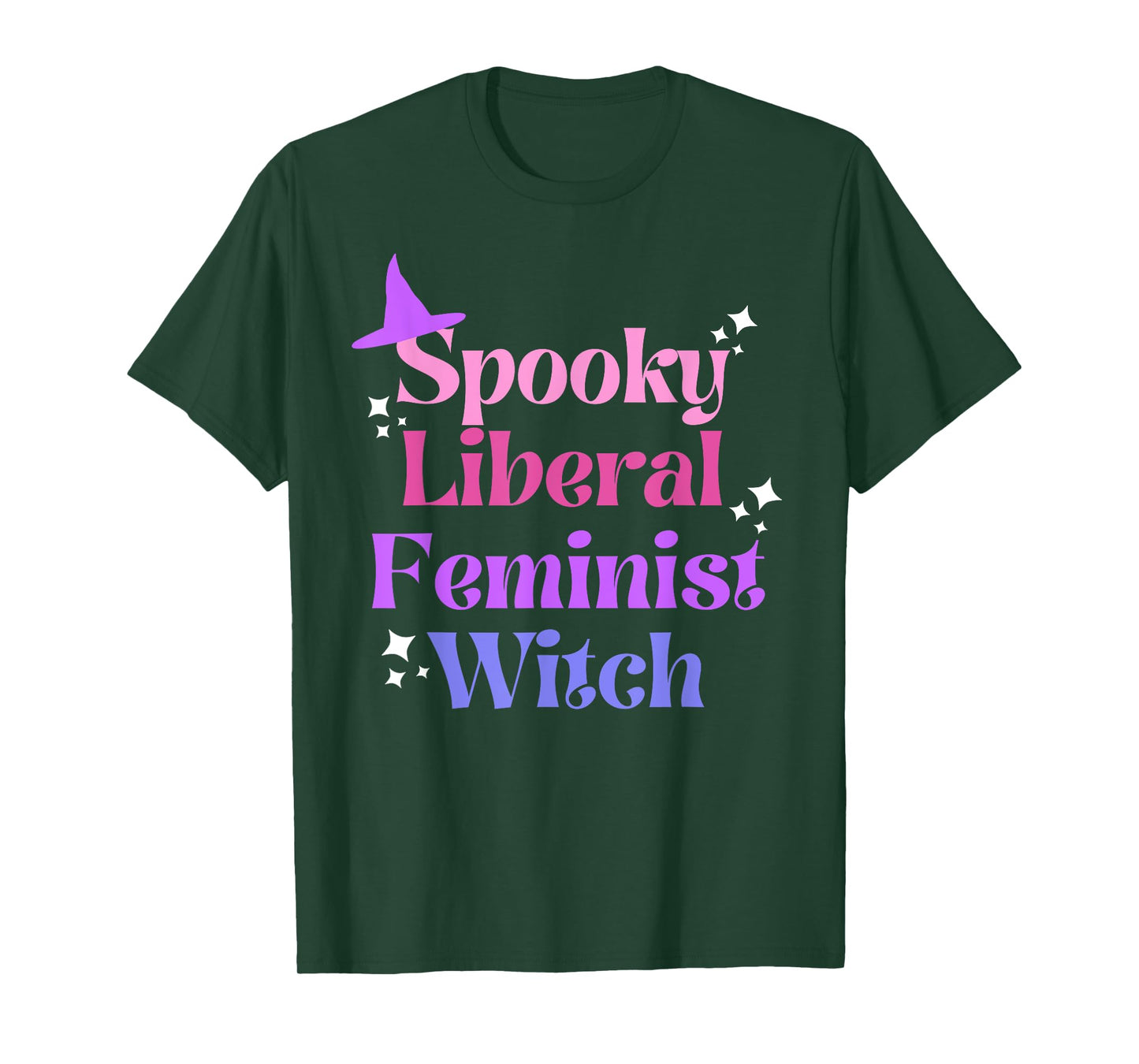 Spooky Liberal Feminist Witch, Fall Womens Rights, ProChoice T-Shirt