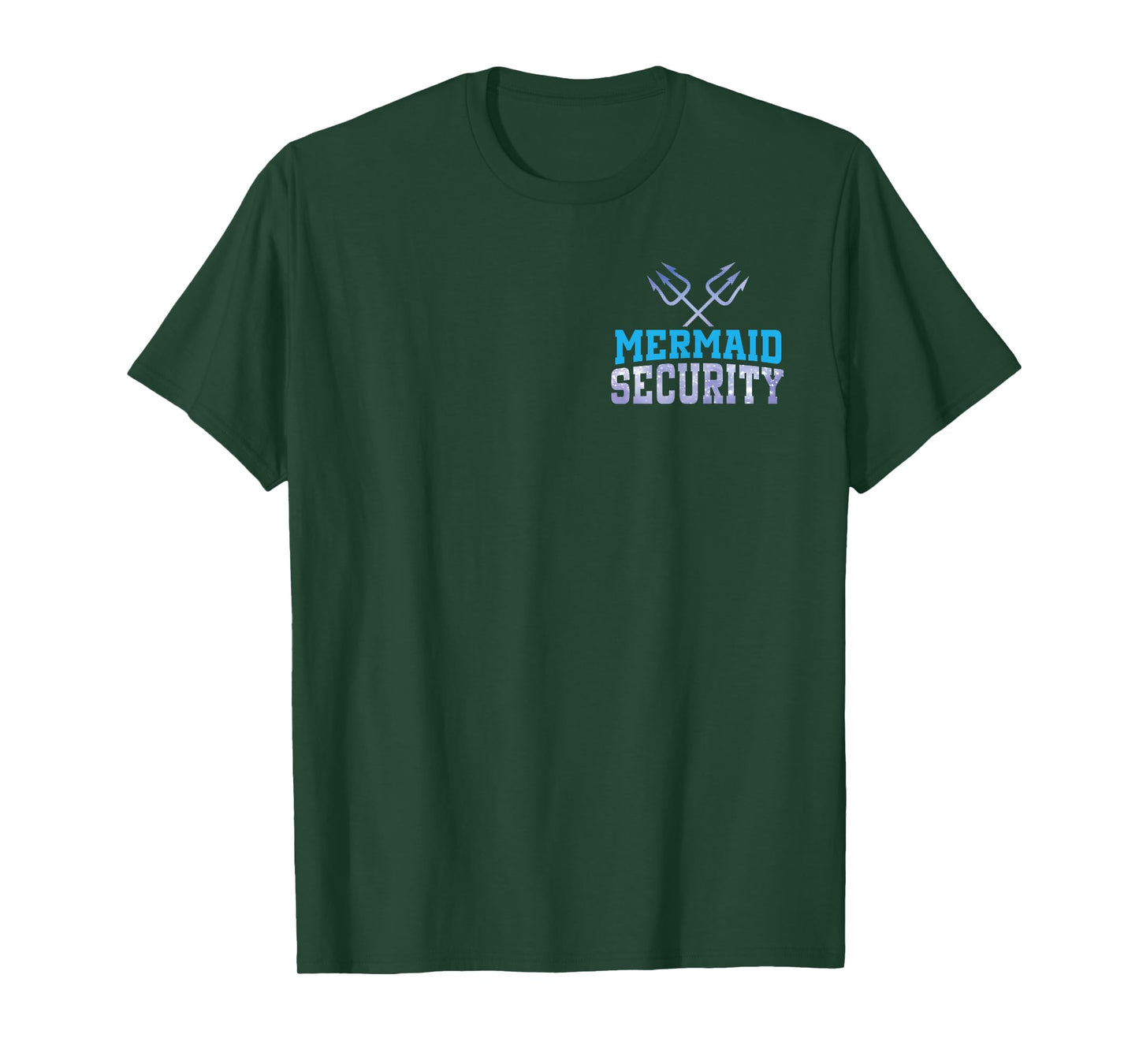 Mermaid Security Funny Dad Mermaid Family Mermaid Squad T-Shirt