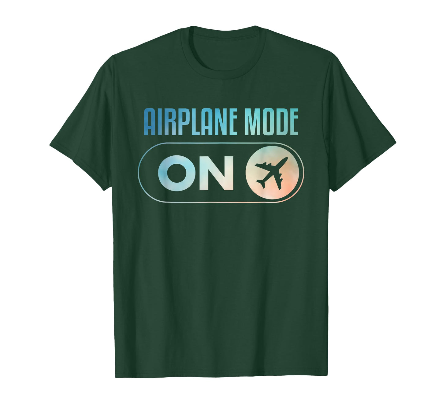 Funny Airplane Pilot Art For Men Women Airplane Mode Pilot T-Shirt