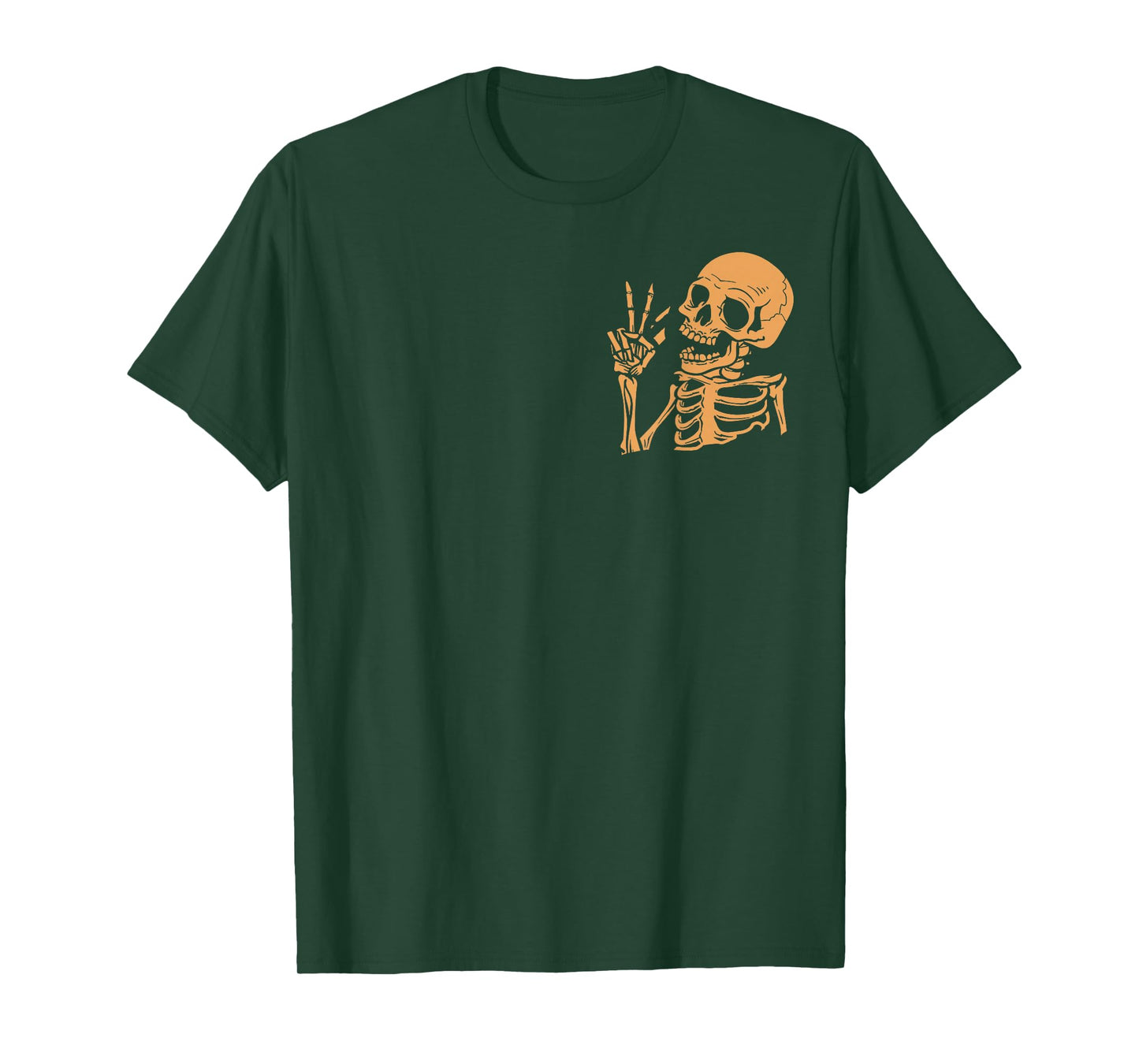 (2Sided Front+Back) Have The Day You Deserve skeleton T-Shirt