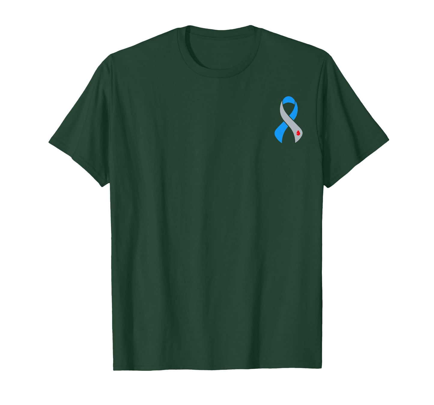 Support Squad Type 1 Diabetes Awareness T1D Blue Ribbon T-Shirt