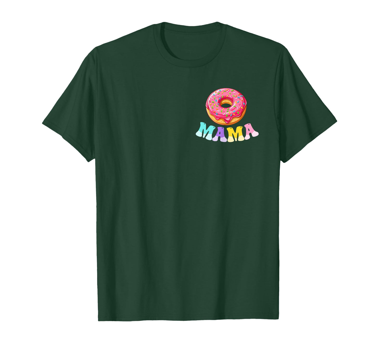 Mama of First Birthday Girl Donut Lovers Family Matching T-Shirt