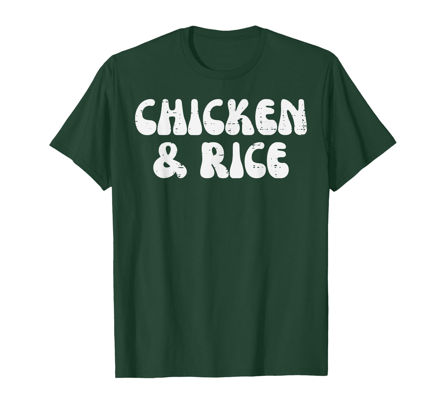 Gym Chicken And Rice Funny Workout Diet Fitness Men Women T-Shirt