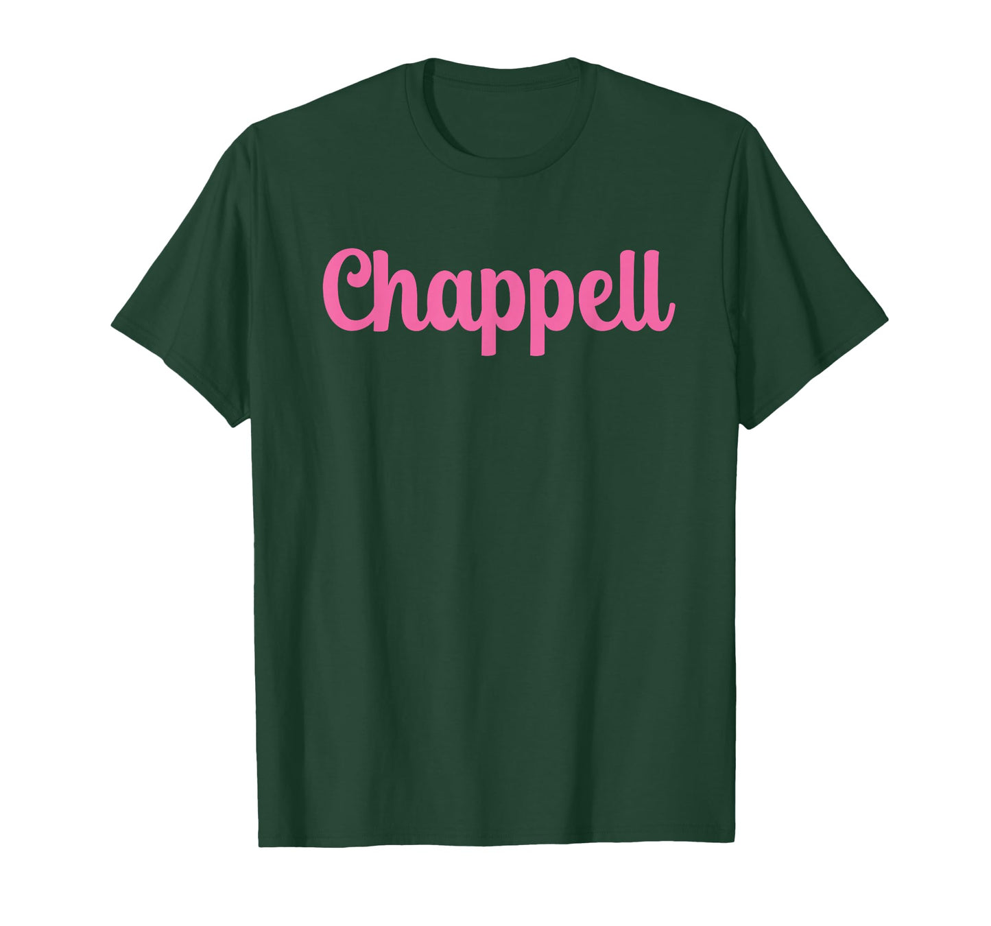 Chappell Birthday First Name Pink T-Shirt