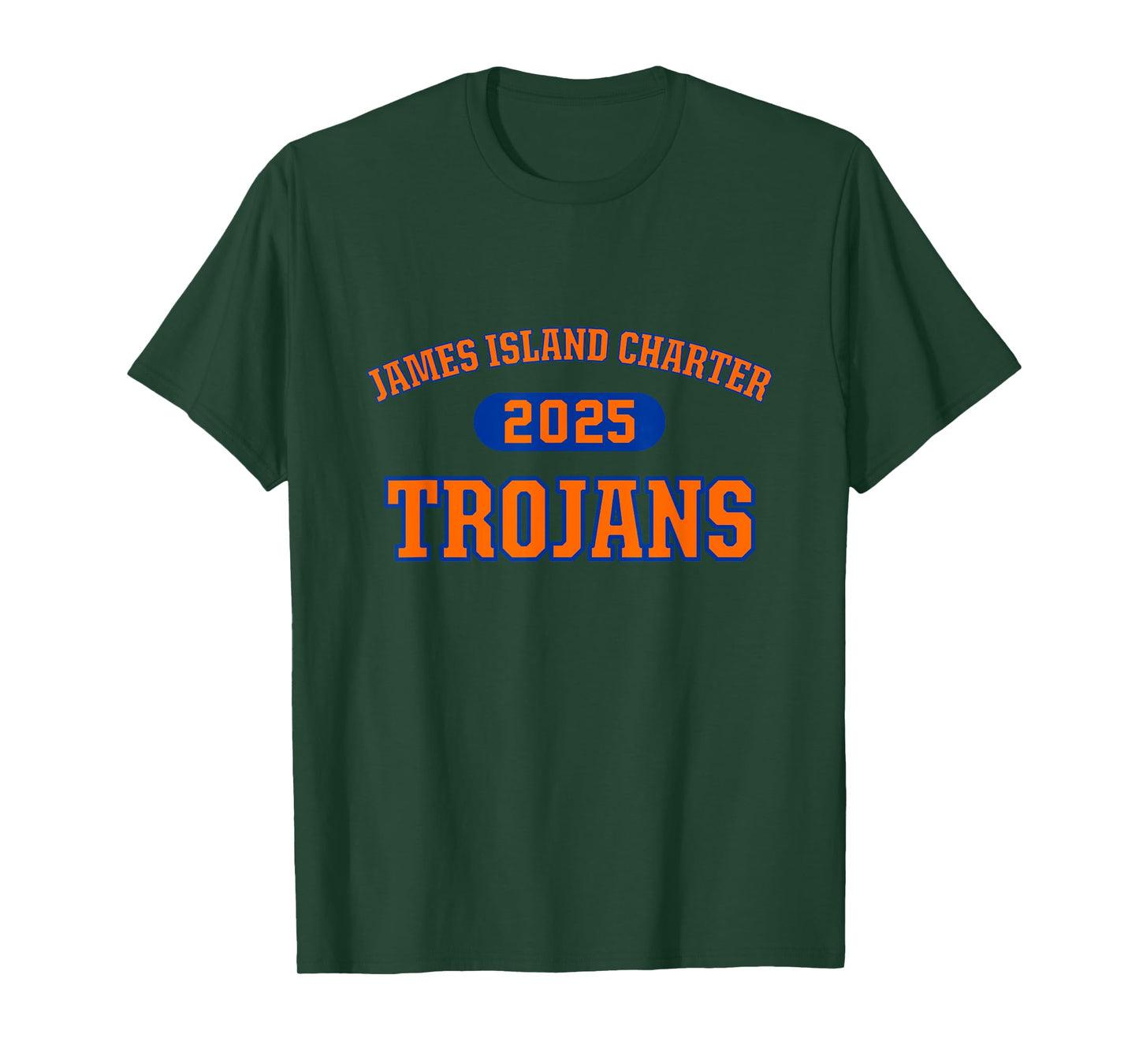 James Island Charter Trojans High School Arch 2025 T-Shirt