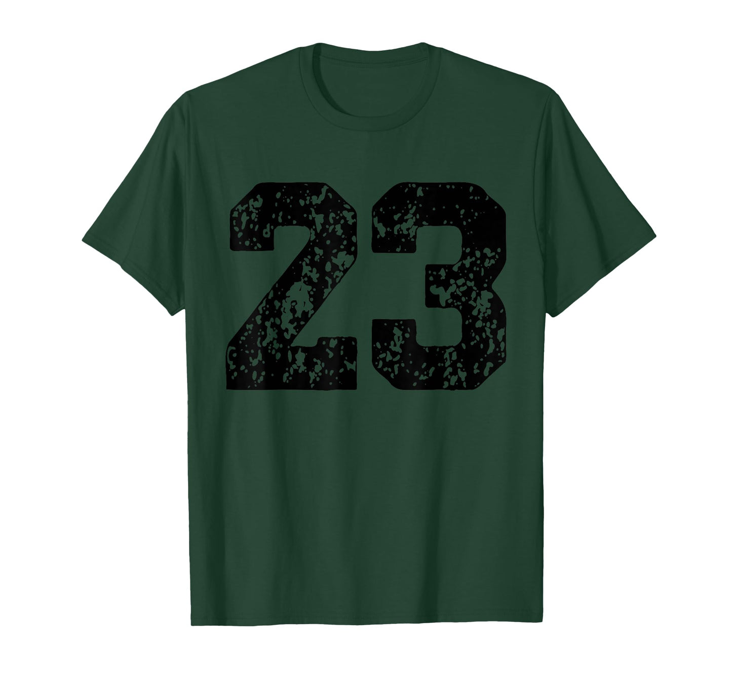 Number 23 Black Best Classic College Style Birthday Funny T-Shirt