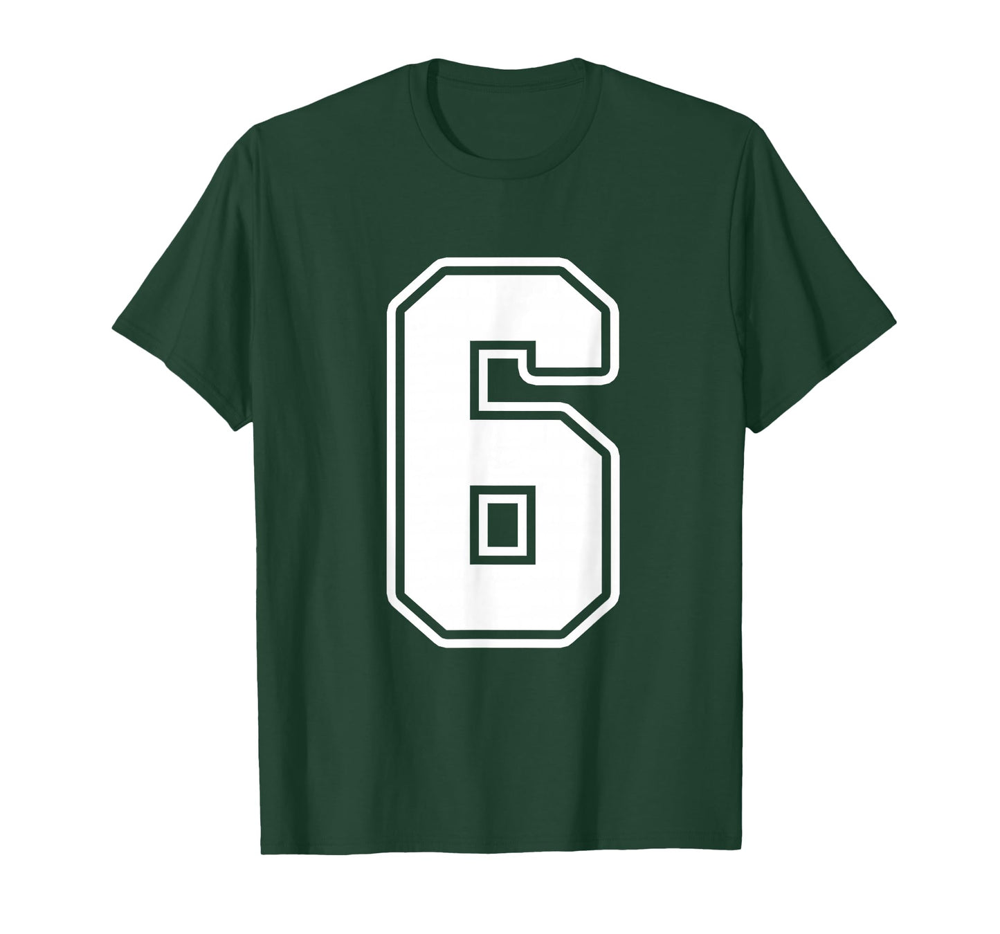 Number 6 Six Seven 6 7 Meme Funny 6th Birthday Design T-Shirt