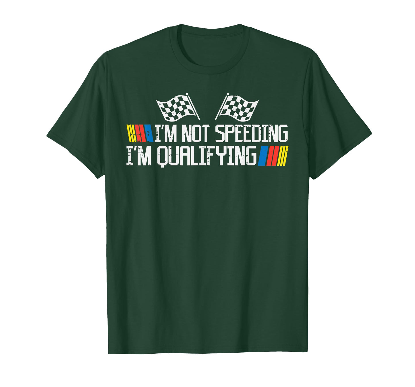 Racing Car Not Speeding Im Qualifying Race Men Kids Women T-Shirt
