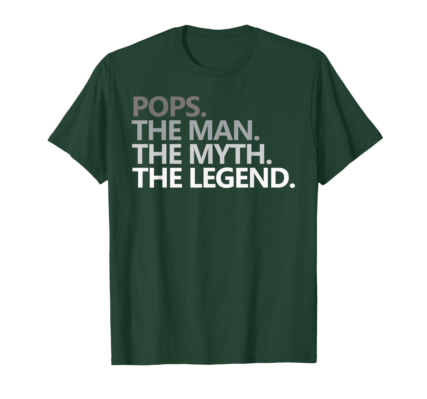 POPS THE MAN THE MYTH THE LEGEND Father's Day Gift Grandpa T-Shirt