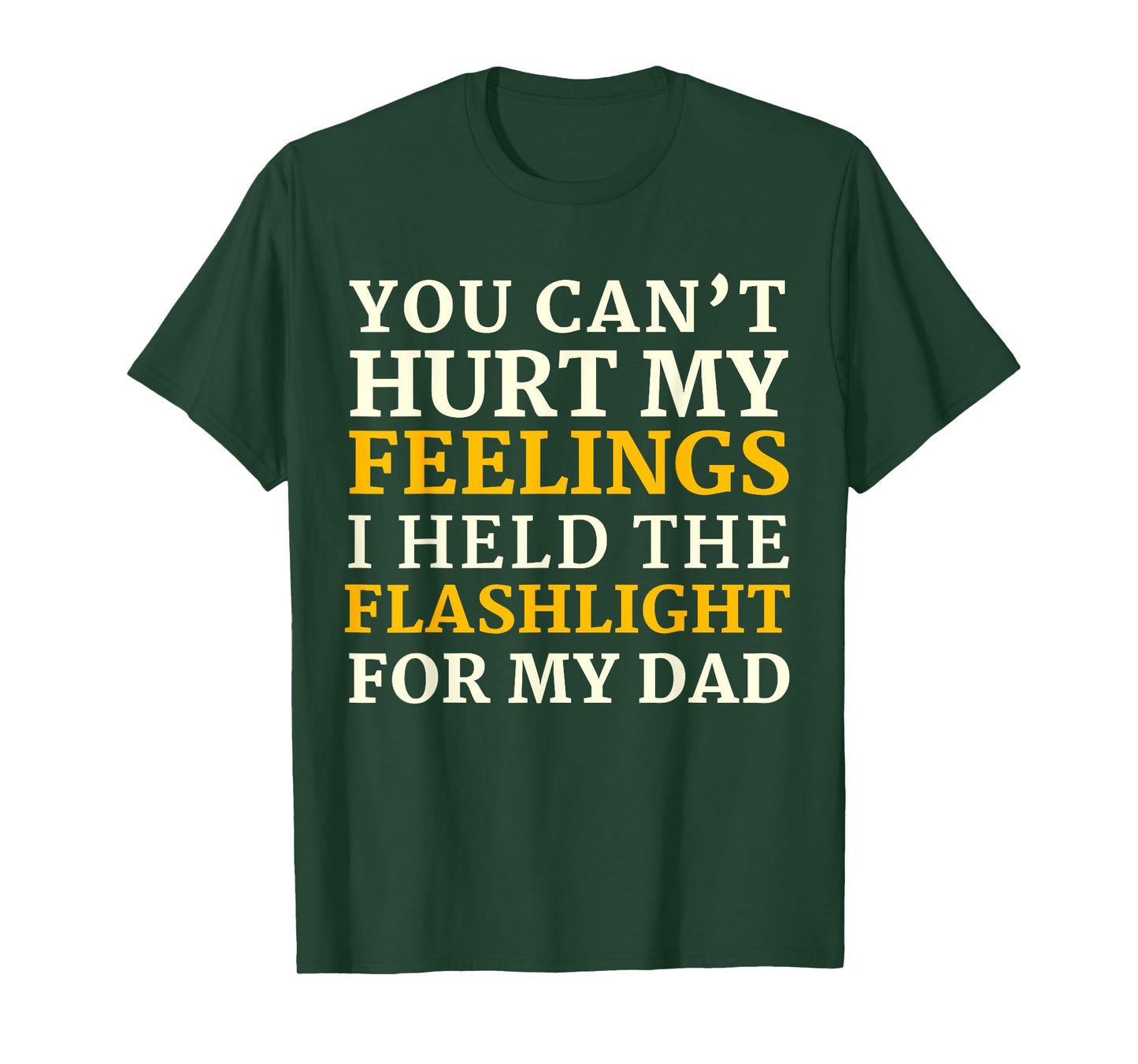 Funny Gen-X You Can't Hurt My Feelings I Held The Flashlight T-Shirt
