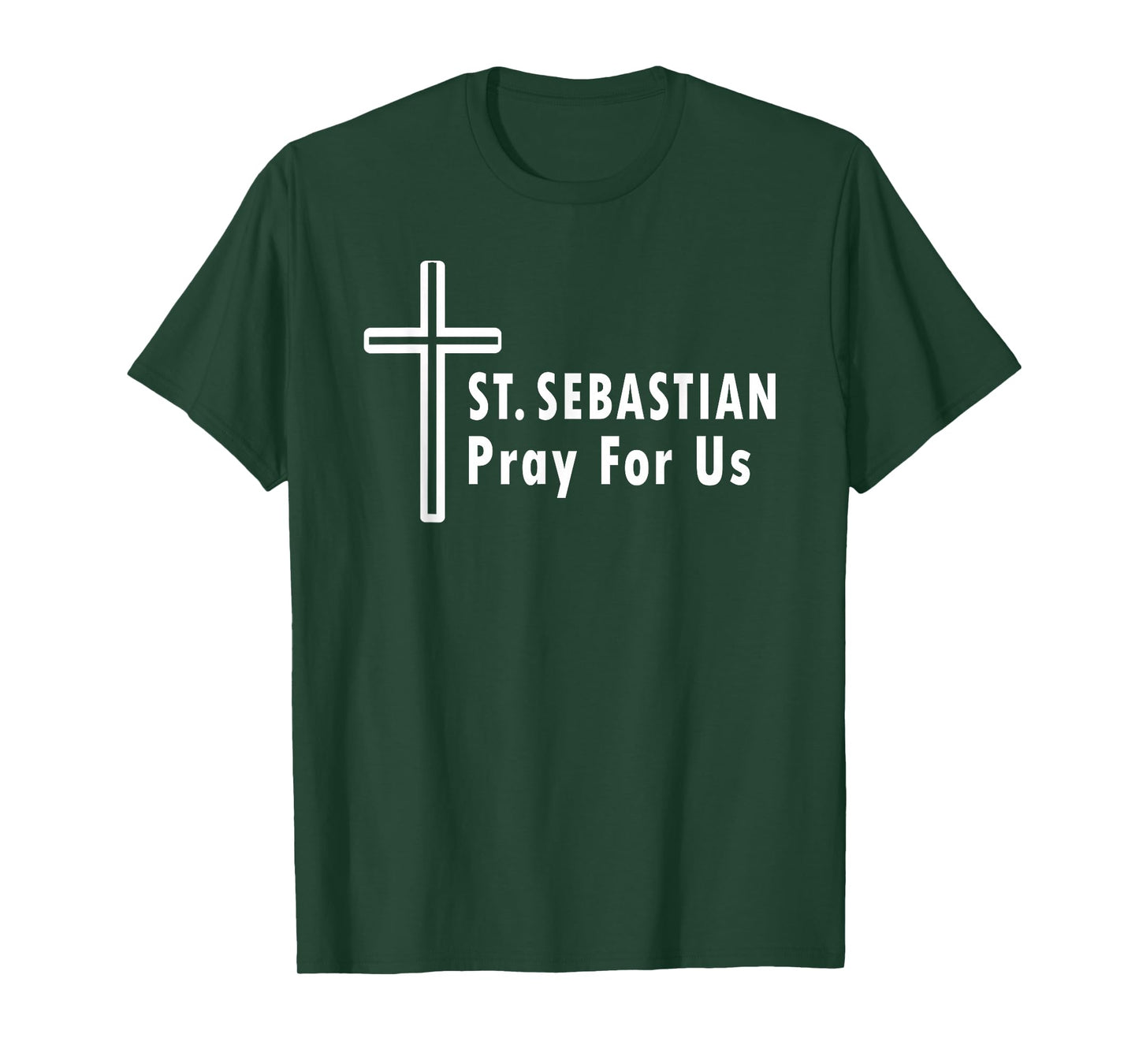 St. Sebastian Pray for Us Patron of Athletes & Soldiers T-Shirt