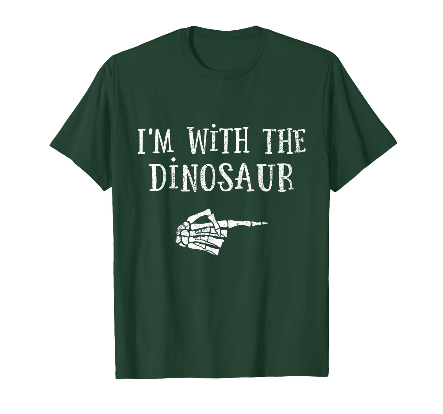 Im with dinosaur matching partner couple costume halloween T-Shirt