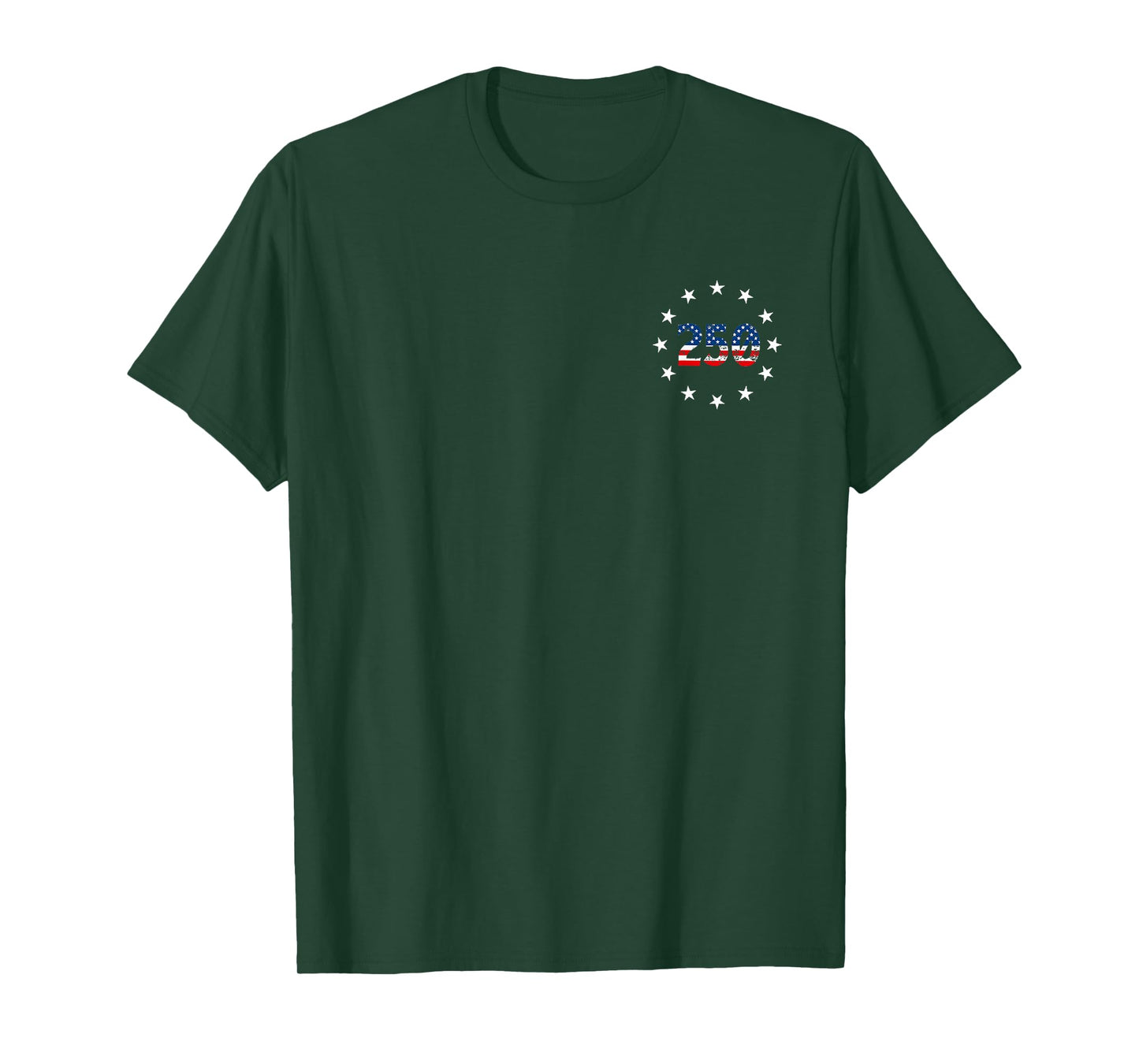 250 Years American 250th Anniversary US USA Flag 4th of July T-Shirt