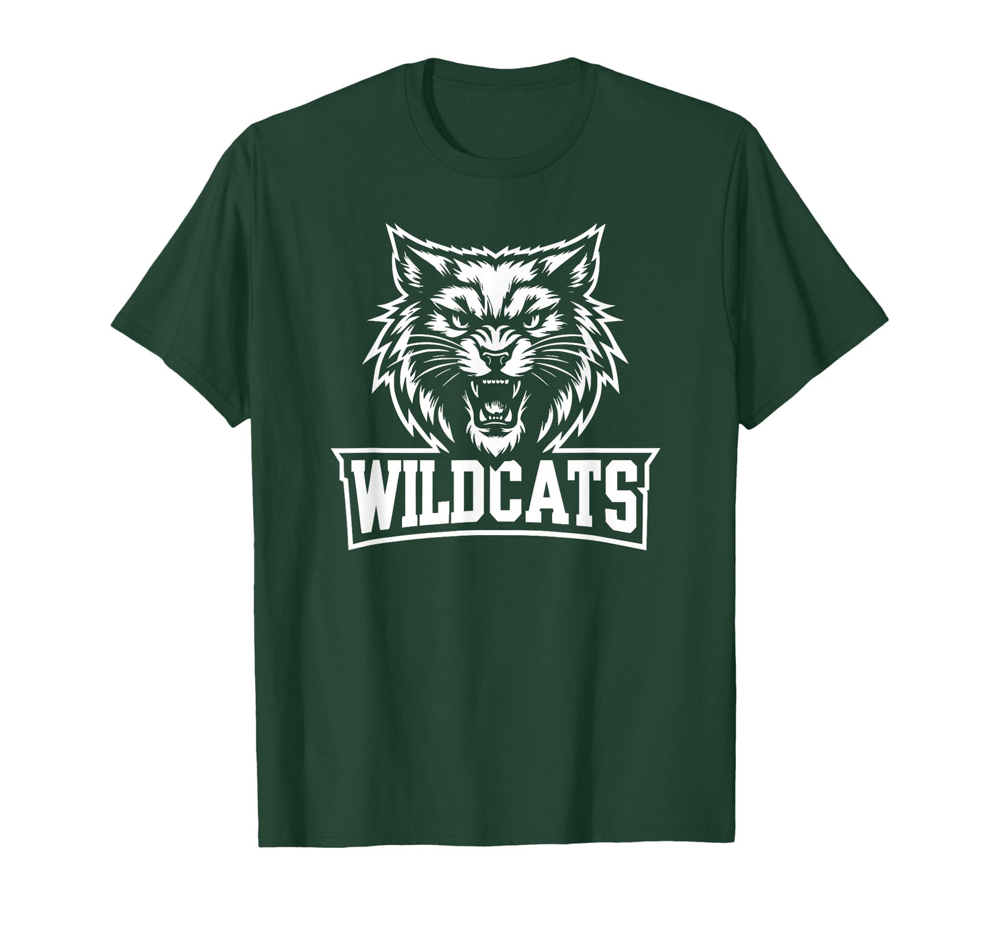 Roaring Wildcats Mascot for Players and Fans of Youth Teams T-Shirt