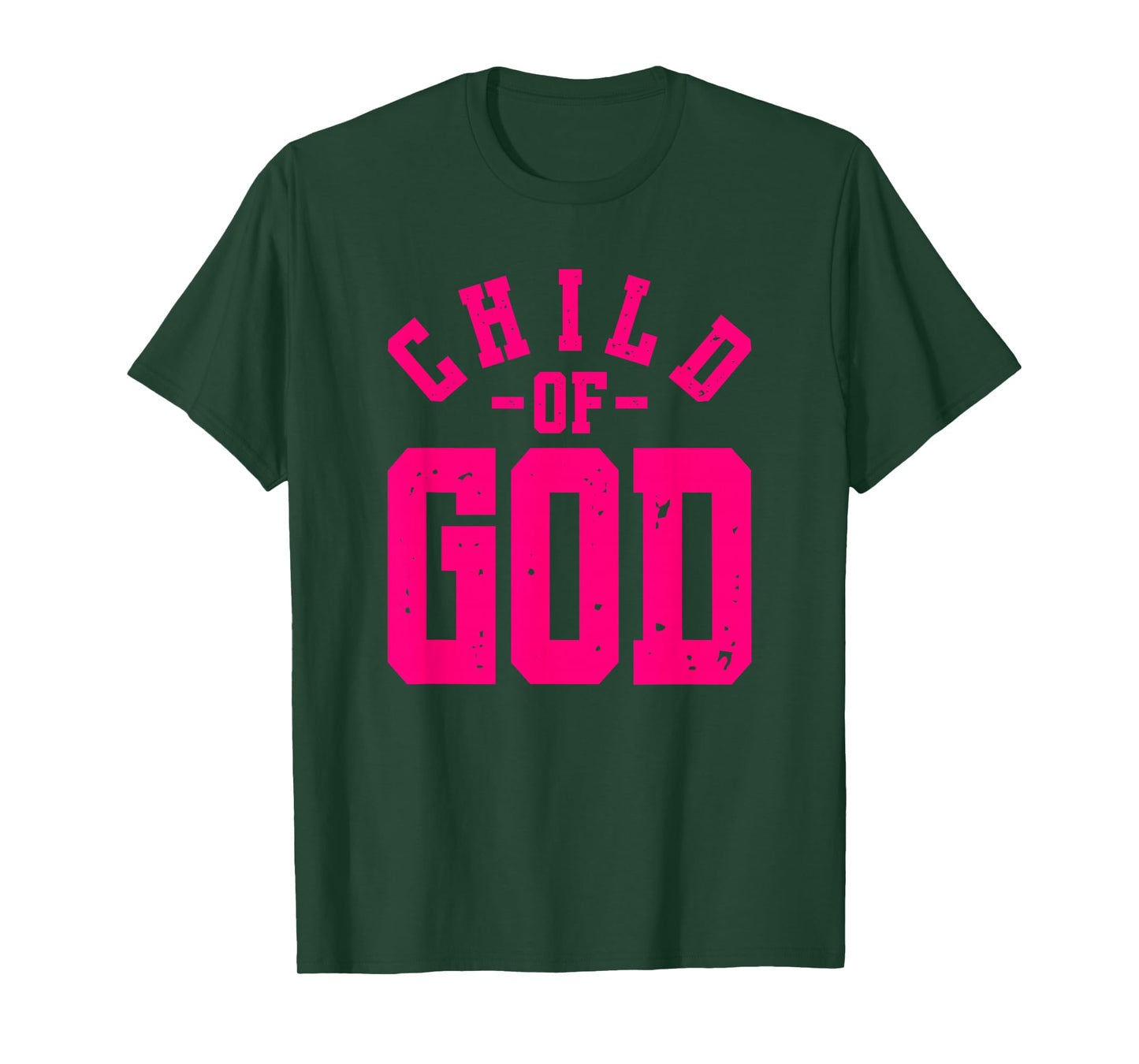 Child Of God - Christian Faith Inspirational - Pink Graphic T-Shirt