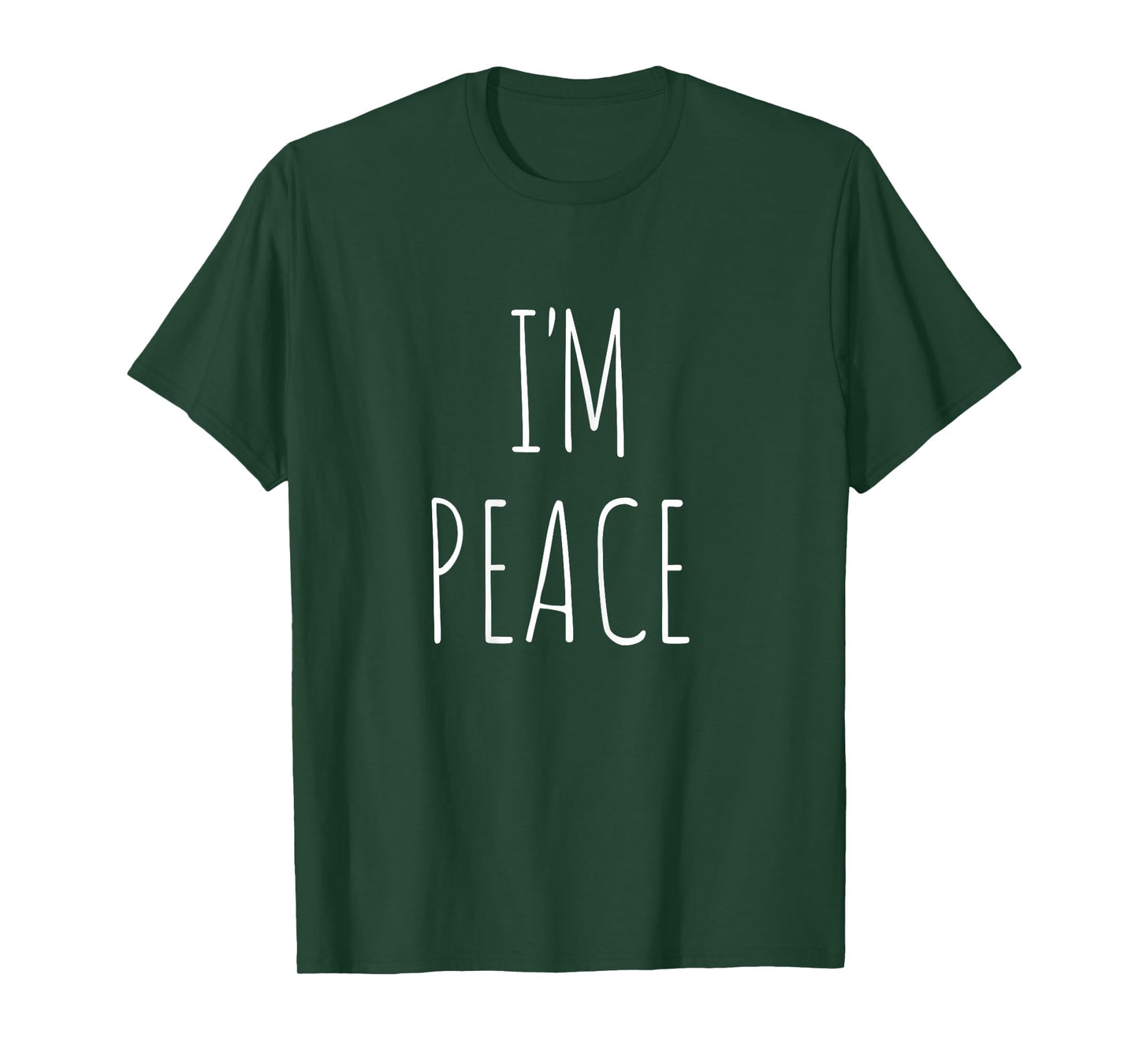 Funny Matching Couples Outfit - I Come In Peace I'm Peace T-Shirt